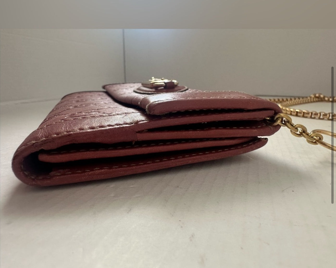 Gucci Long Wallet Gucci Shima Pink Leather
