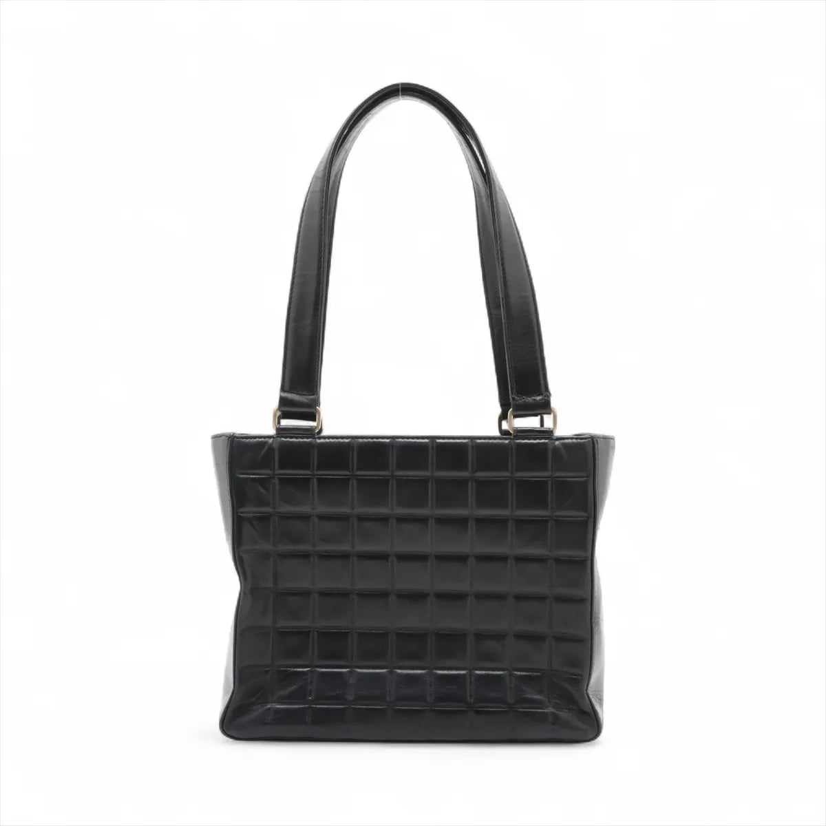 Available Chanel CC Lambskin Chocolate Bar Tote