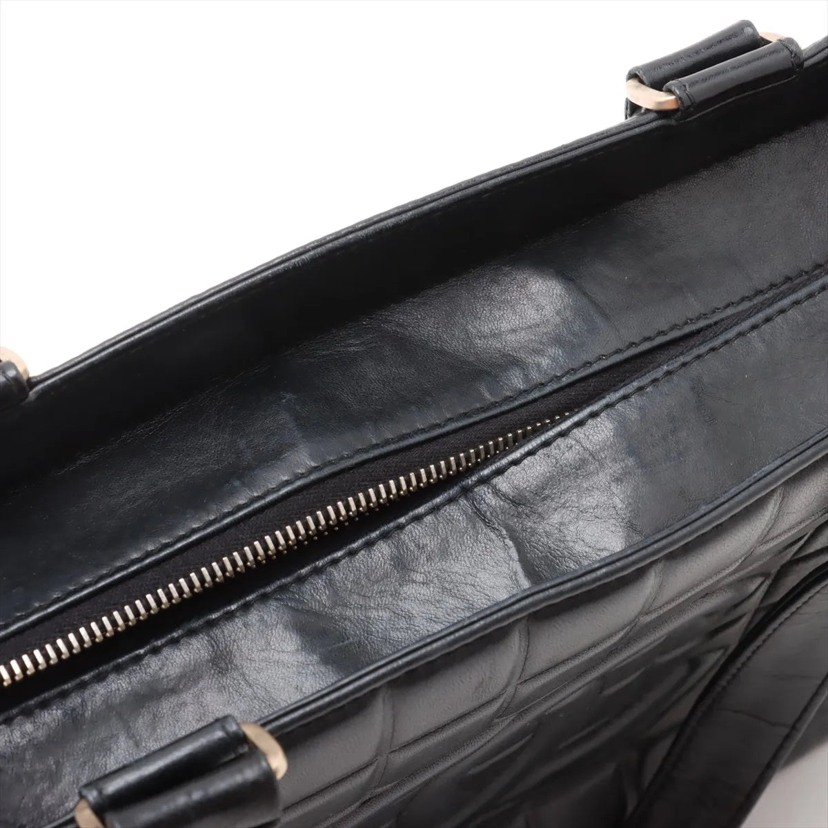 Available Chanel CC Lambskin Chocolate Bar Tote