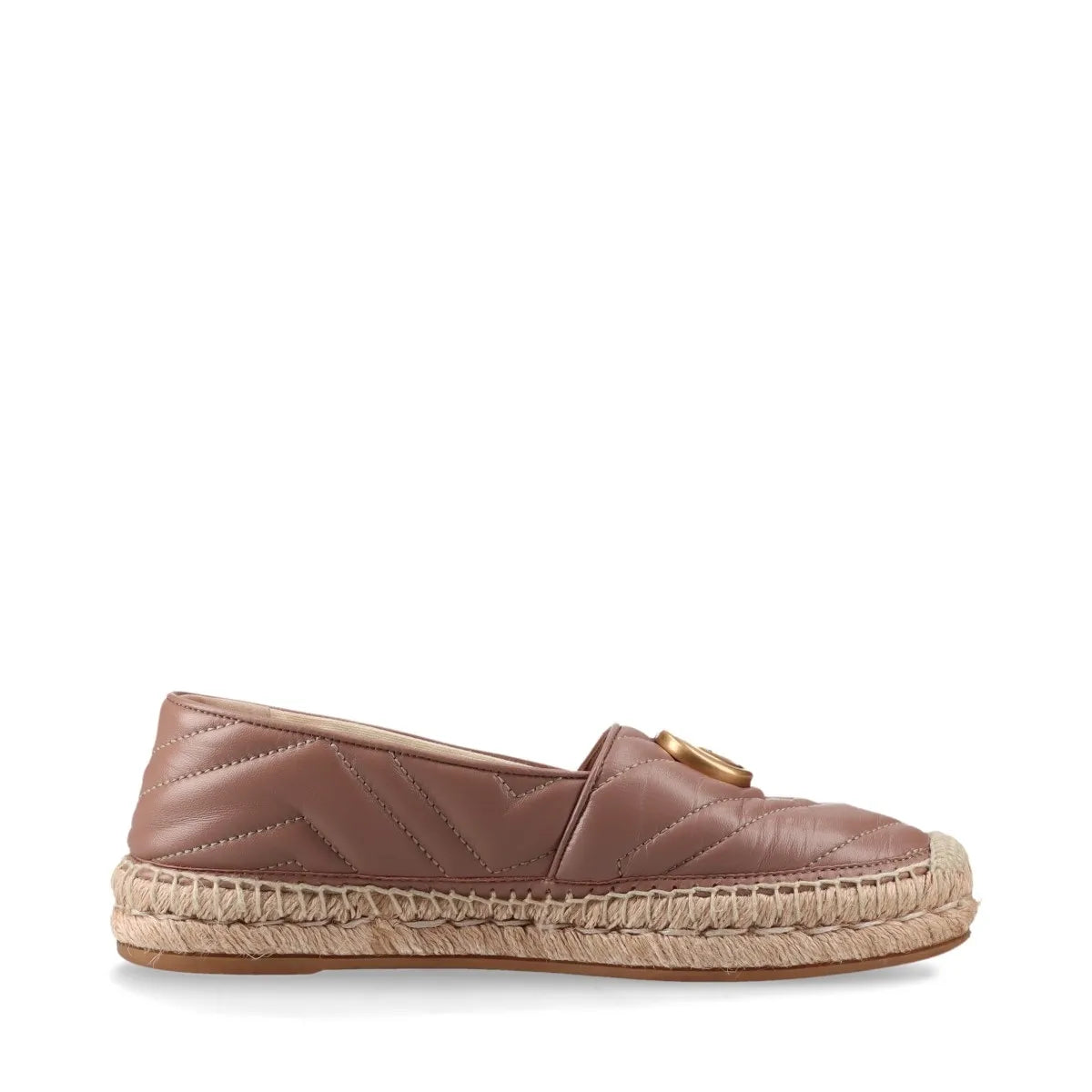 Available Gucci Leather Espadrille with Double G size 36