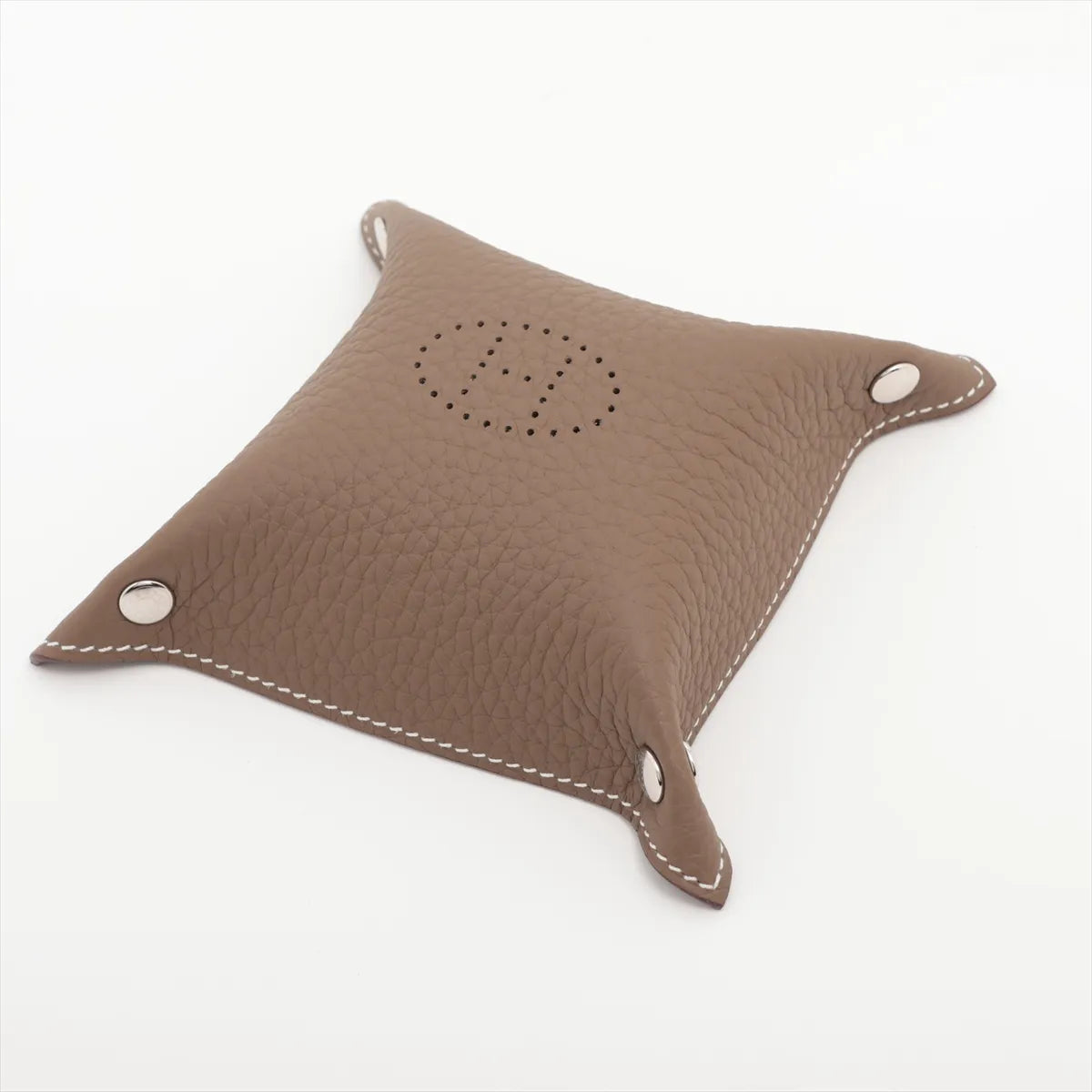 Available Hermès Vide Poches W2024 trays Taurillon Clemence Etoupe PRE-ORDER