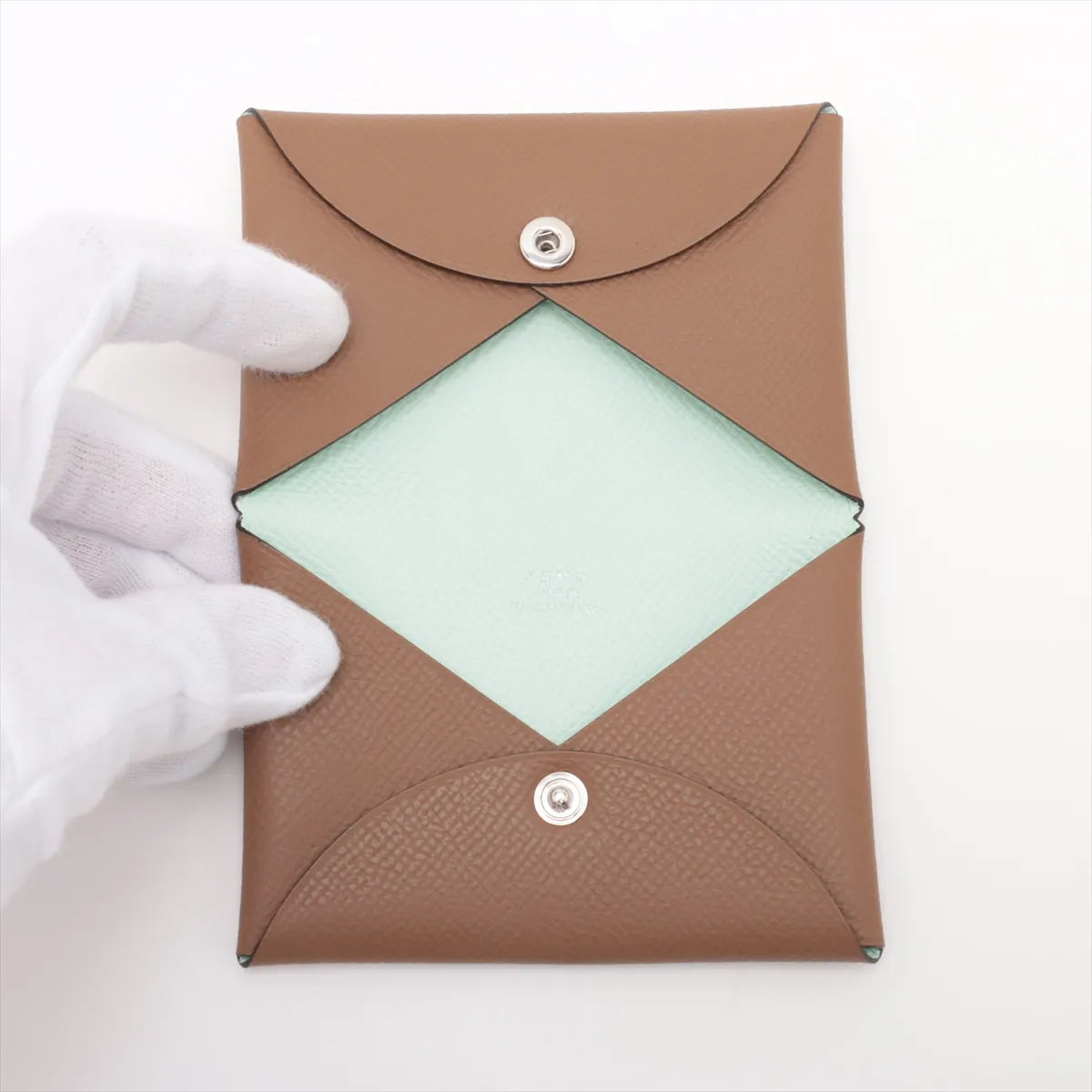 Available Hermès Calvi Verso Veau Epsom Card Case PRE-ORDER