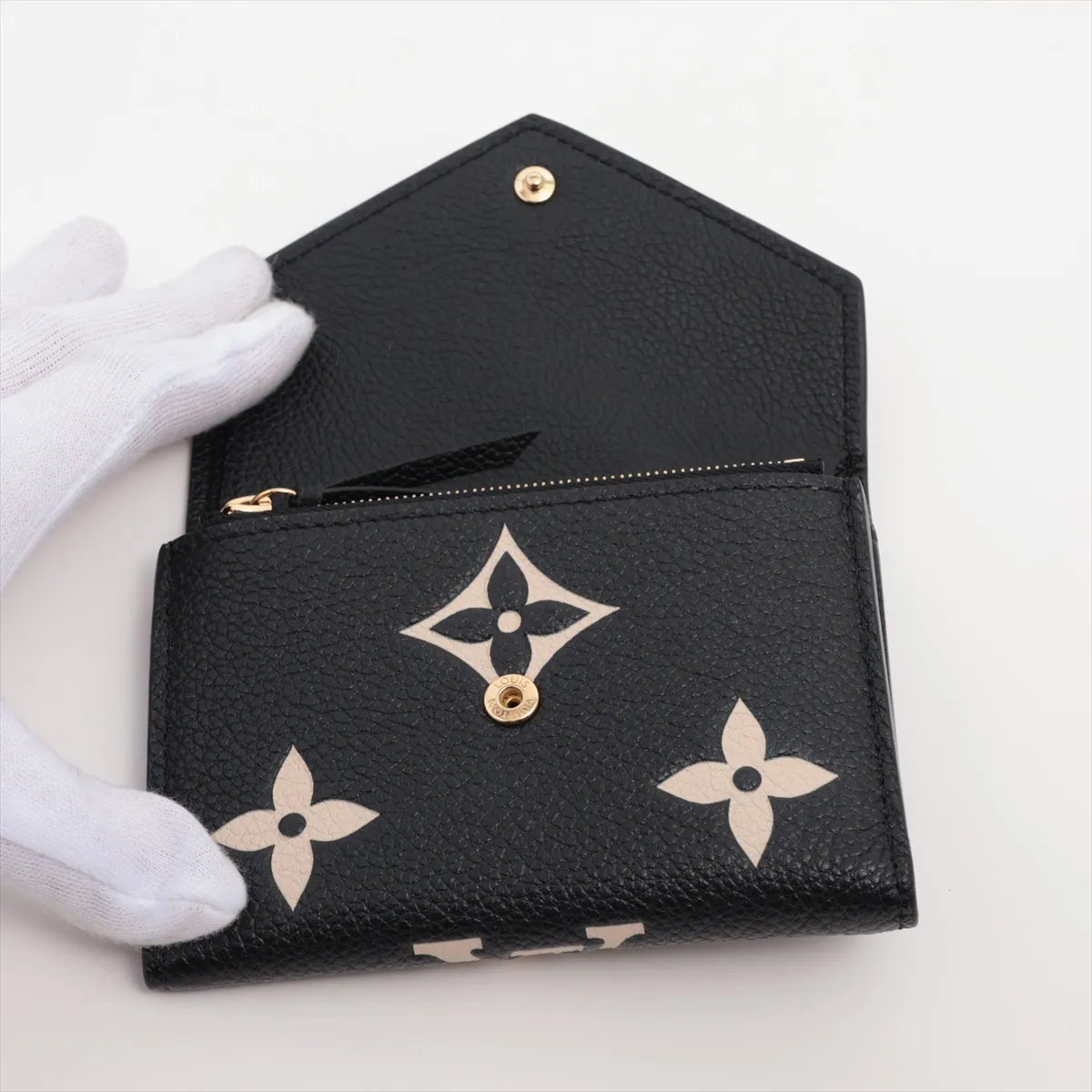 Available Louis Vuitton Bicolor Monogram Empreinte Portefeuille Victorine PRE-ORDER