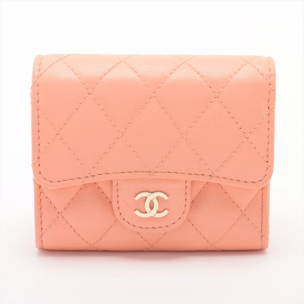 Available Chanel Matelasse Lambskin Compact Wallet Pre-ORDER
