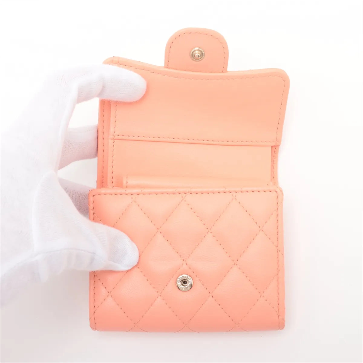 Available Chanel Matelasse Lambskin Compact Wallet Pre-ORDER