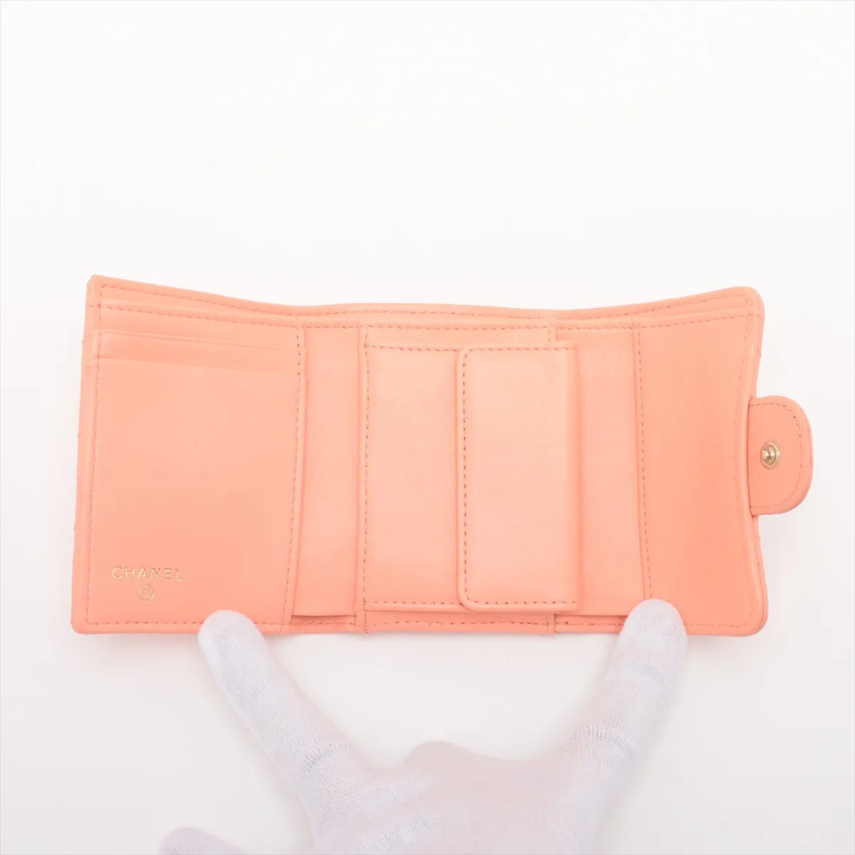 Available Chanel Matelasse Lambskin Compact Wallet Pre-ORDER