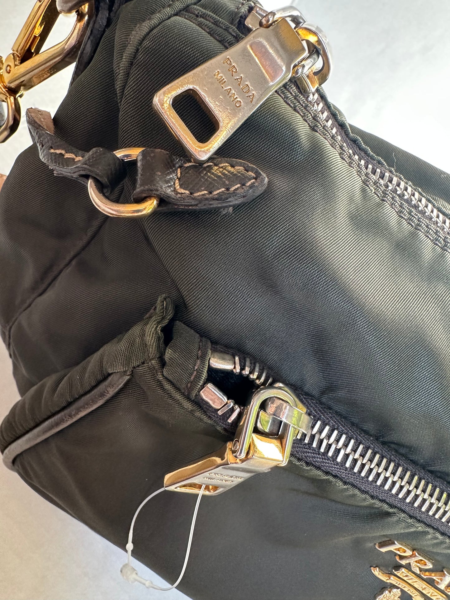 Available Prada Shoulder Bag Nylon Shoulder Bag Olive