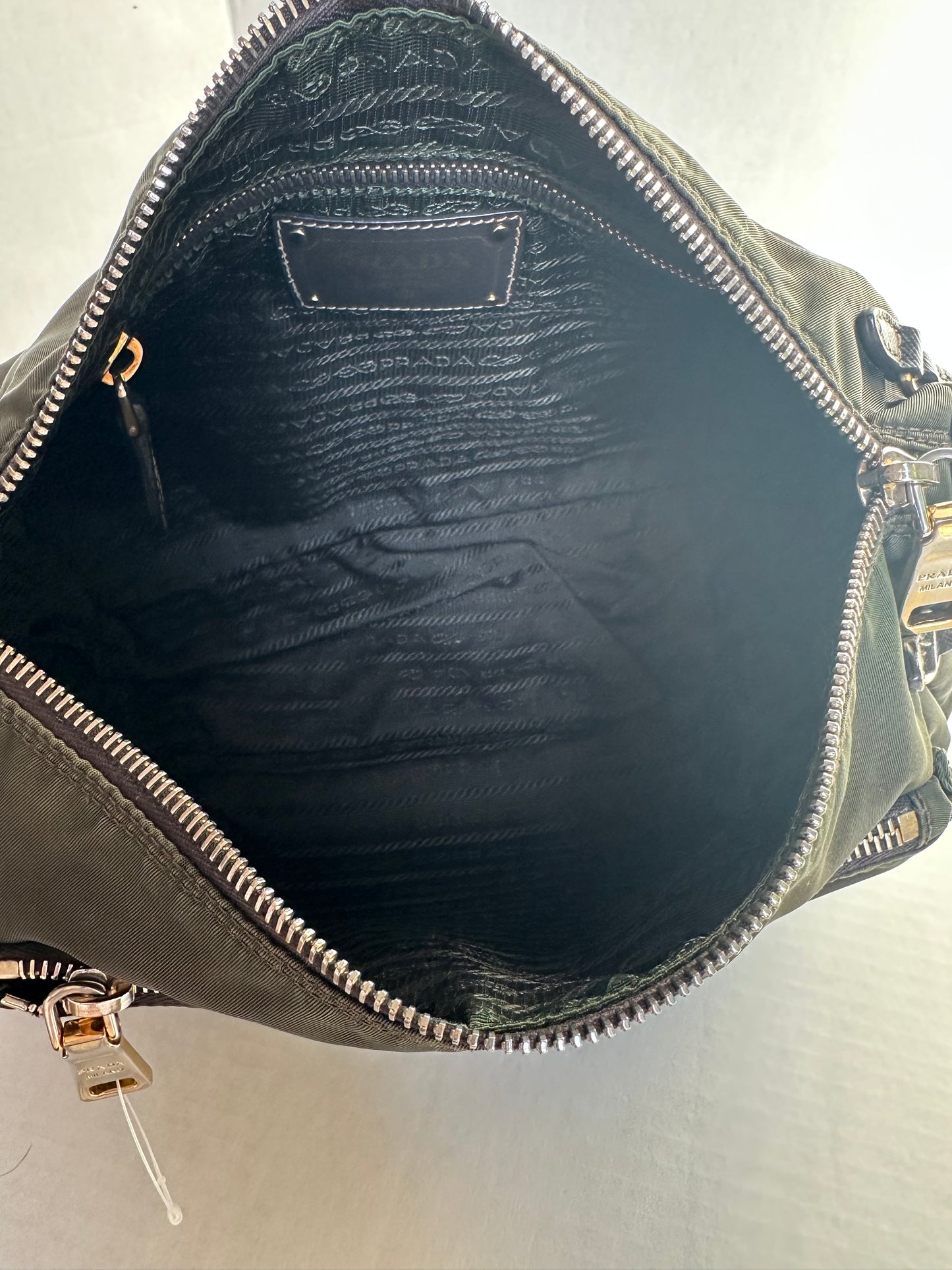 Available Prada Shoulder Bag Nylon Shoulder Bag Olive