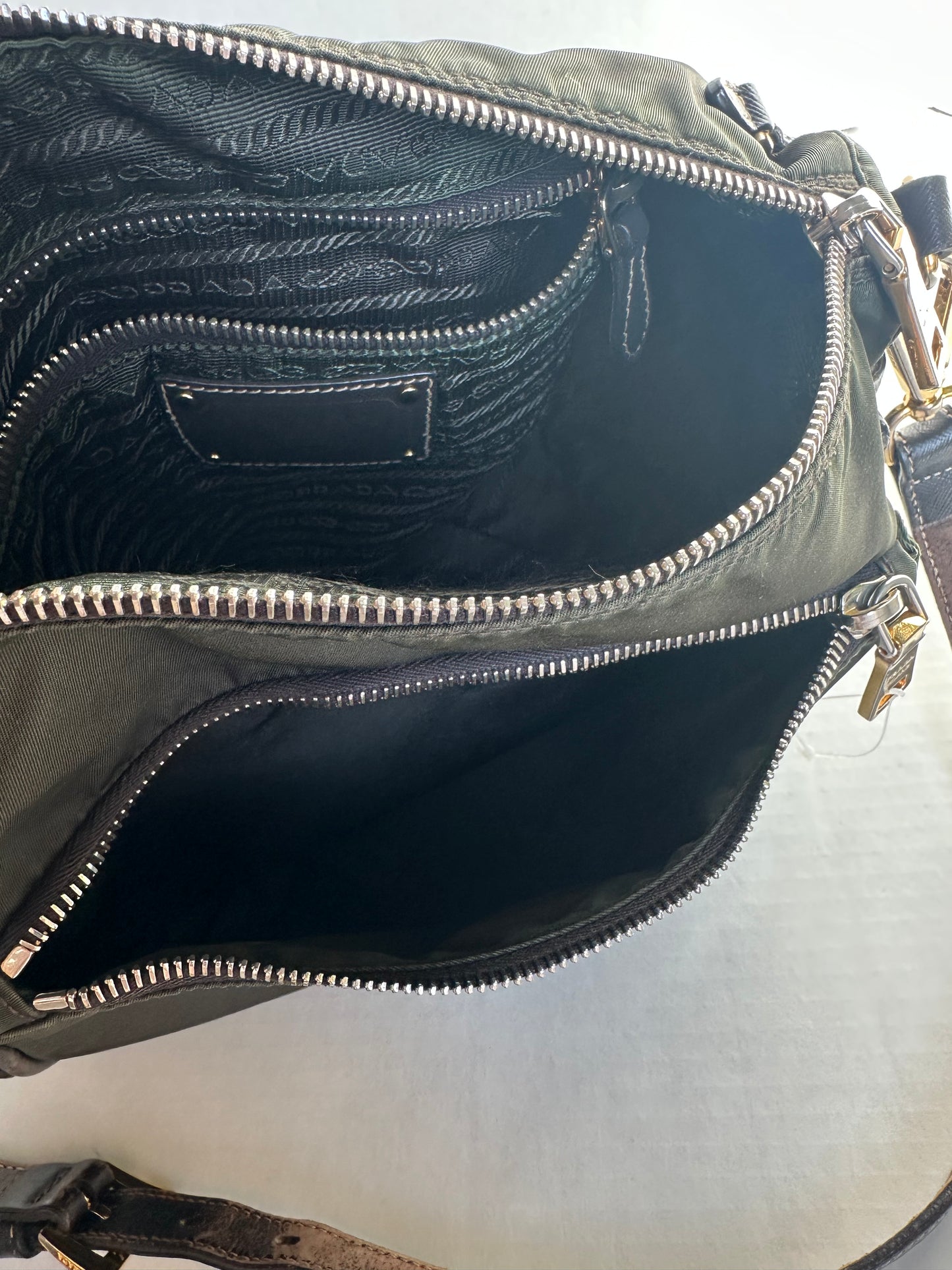 Available Prada Shoulder Bag Nylon Shoulder Bag Olive