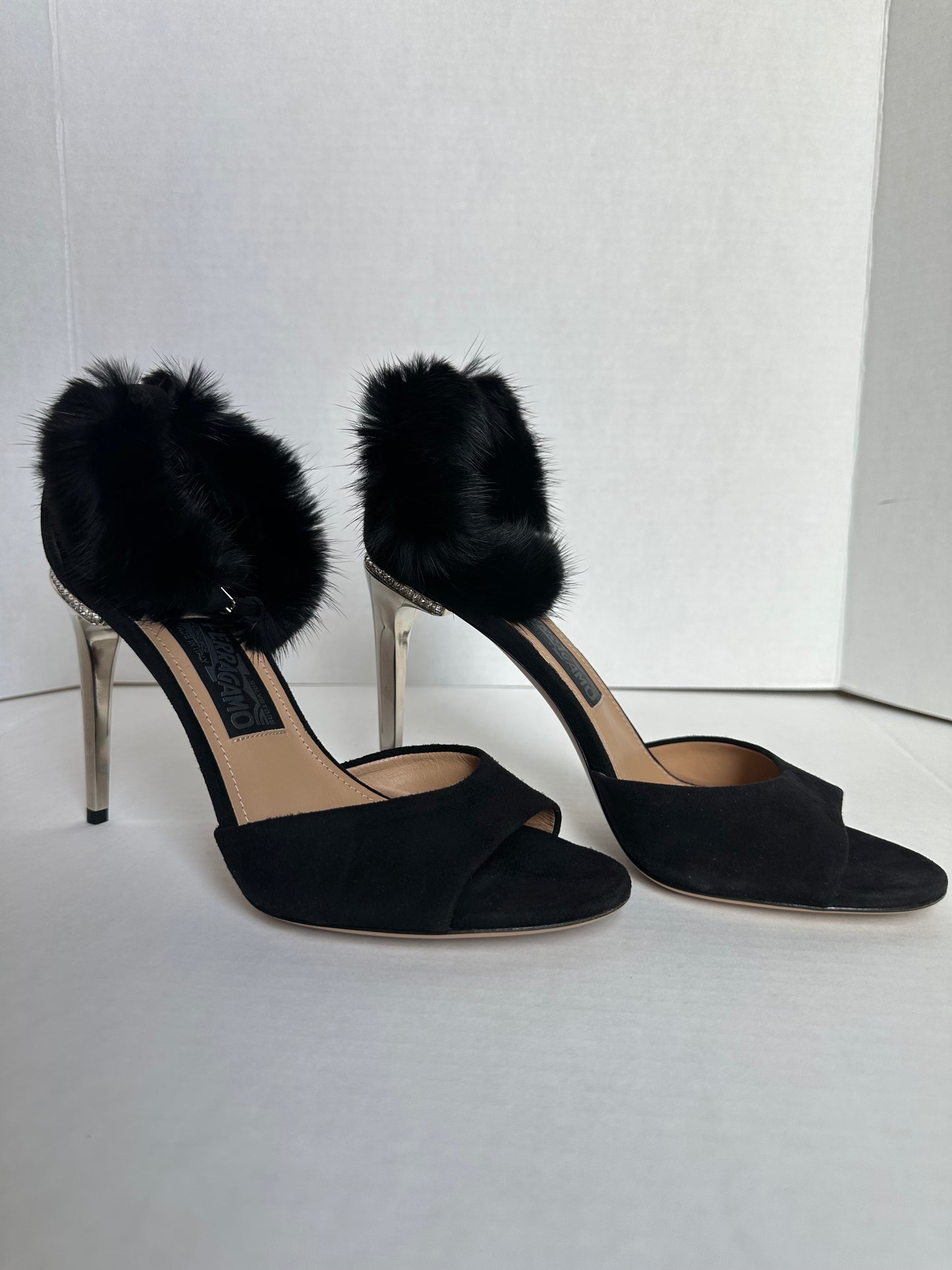 Available Ferragamo heels 8 like new