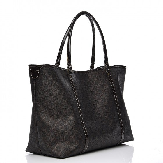 Gucci GG Plus Monogram Large Joy Tote Dark Brown