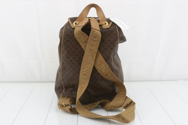 Celine Backpack/Daypack Macadam Brown