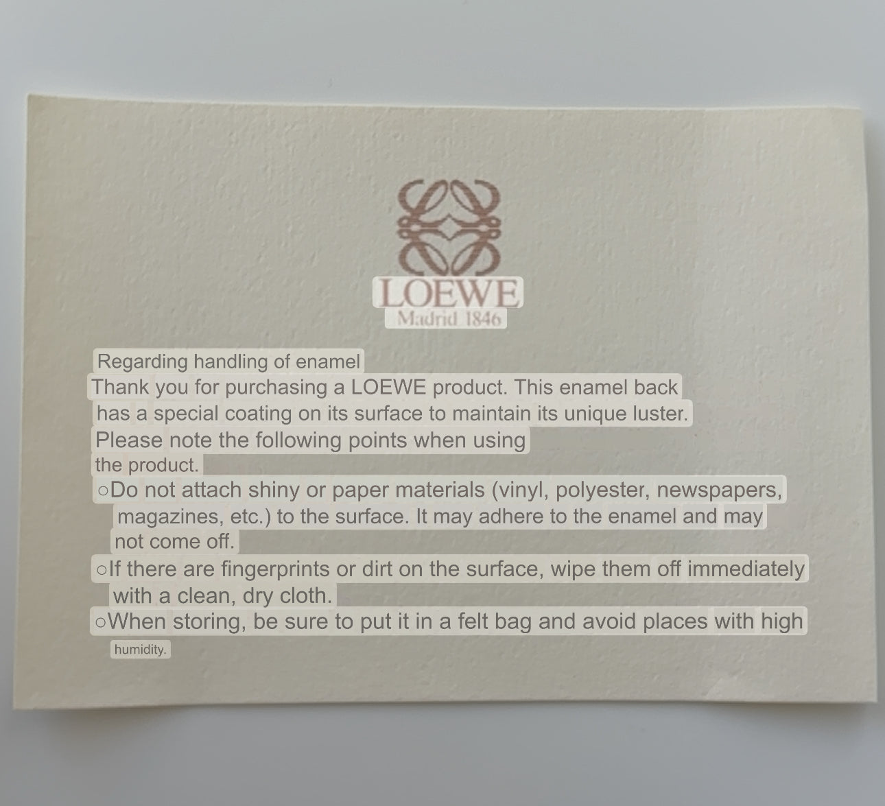 Loewe Museum Mini