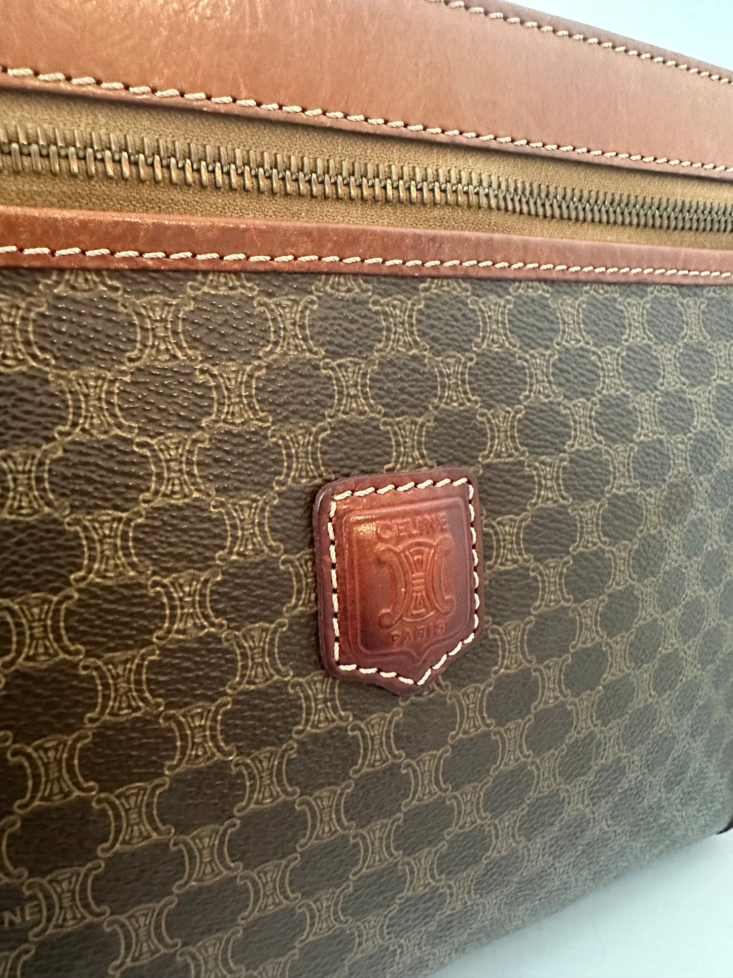Celine Mancadam clutch/crossbody vintage