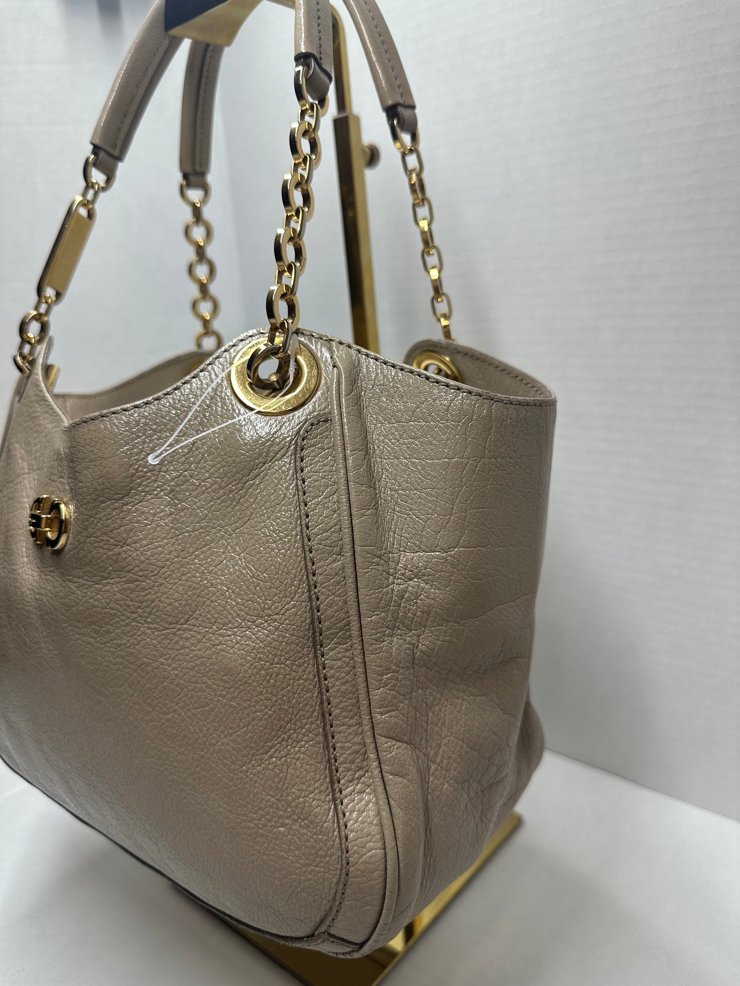 Ferragamo Betulla Chain Tote Leather Small