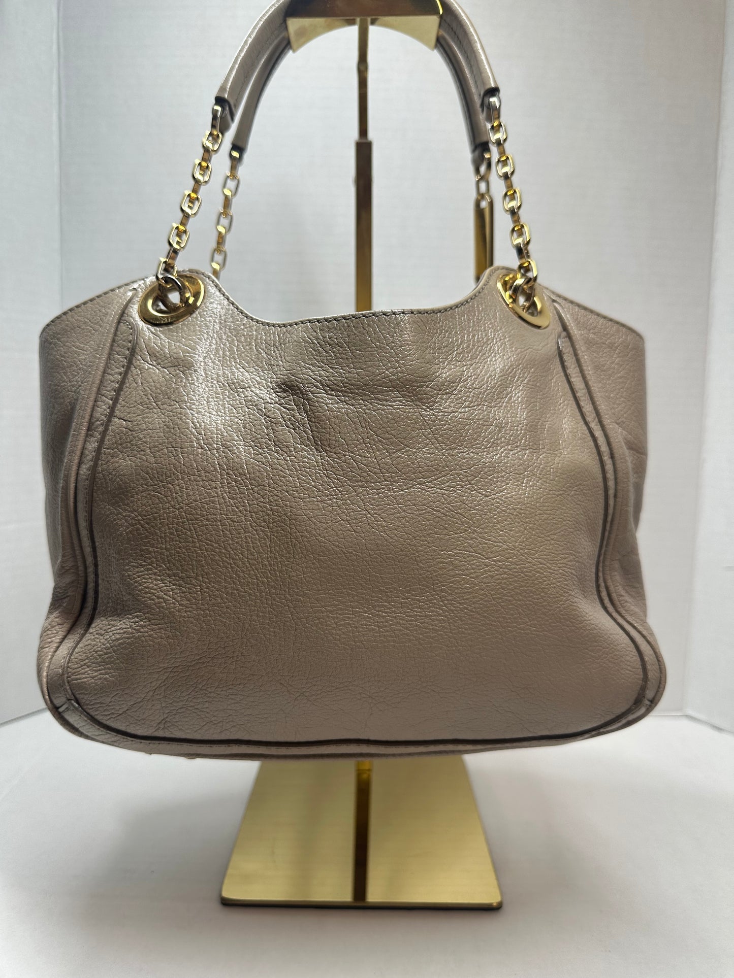 Ferragamo Betulla Chain Tote Leather Small