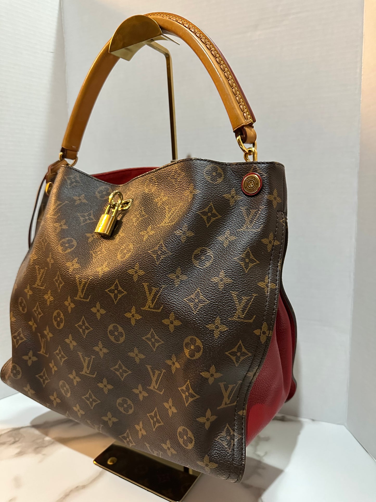 Louis Vuitton Monogram Gaia Noir Hobo Bag