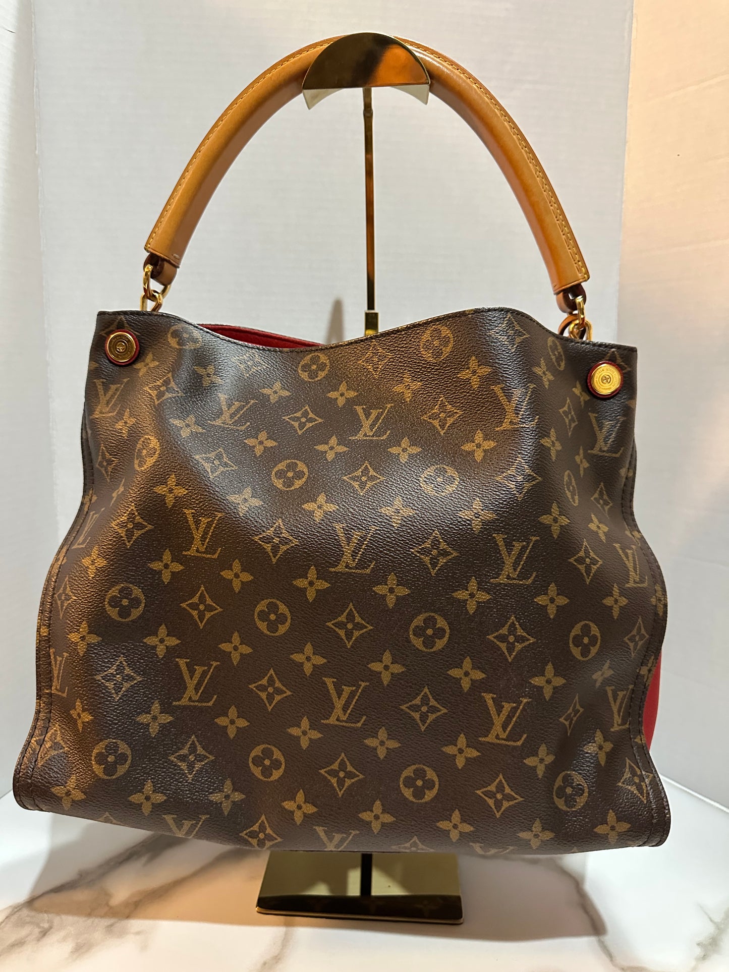 Louis Vuitton Monogram Gaia Noir Hobo Bag