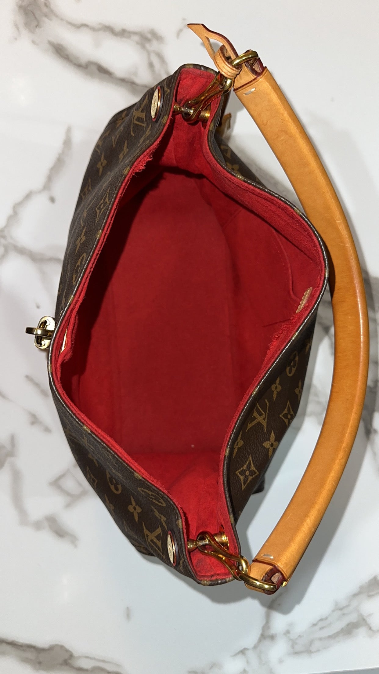 Louis Vuitton Monogram Gaia Noir Hobo Bag