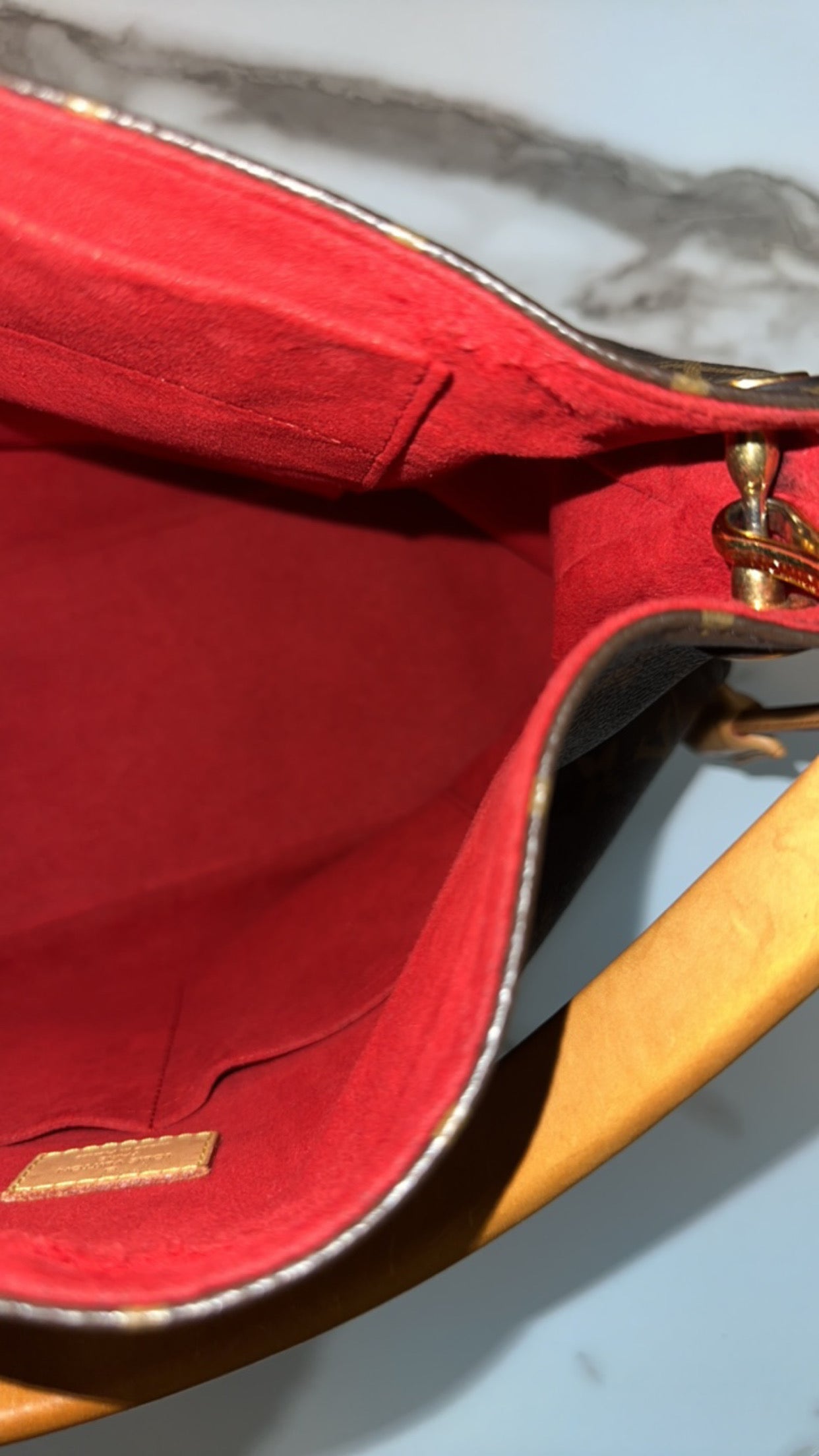 Louis Vuitton Monogram Gaia Noir Hobo Bag