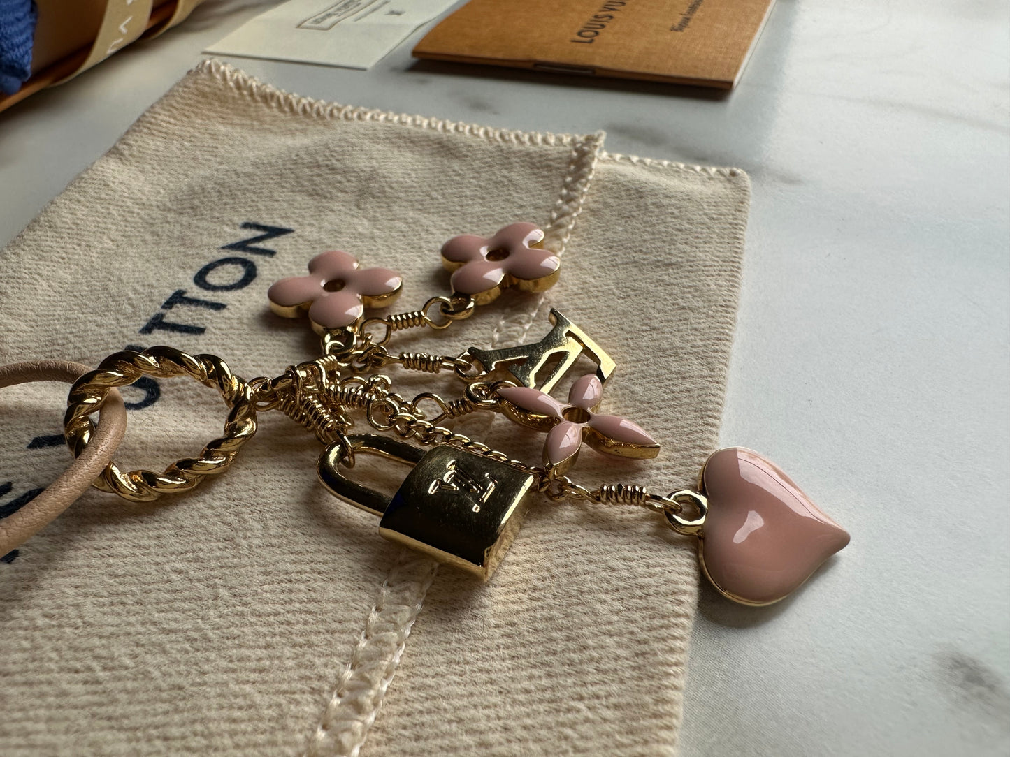 Louis Vuitton Multicolor Monogram Tiff Sweet Necklace bag charm