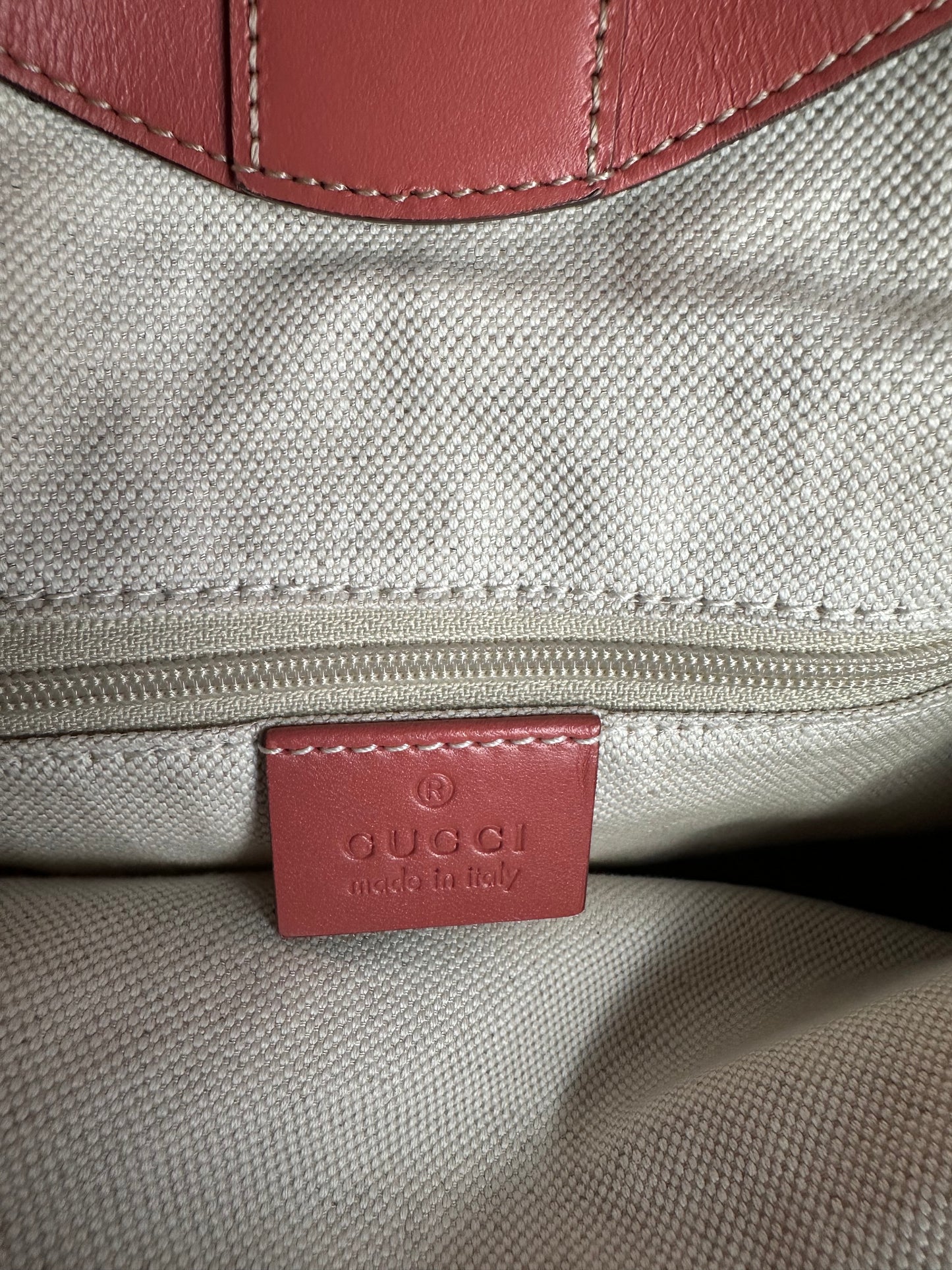Gucci Diamante Sukey Canvas Tote Bag Brown