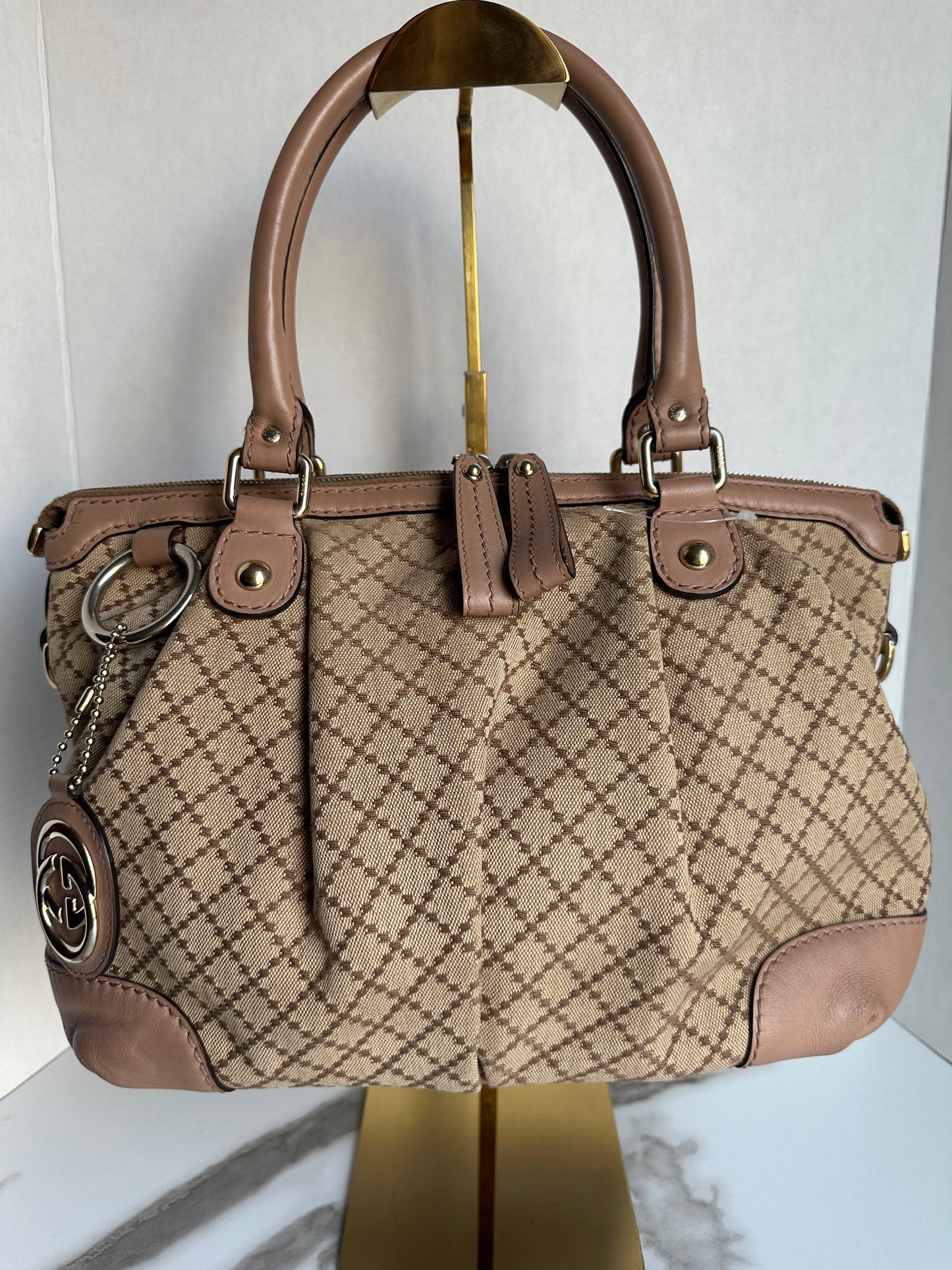 Gucci Diamante Sukey Canvas Tote bag