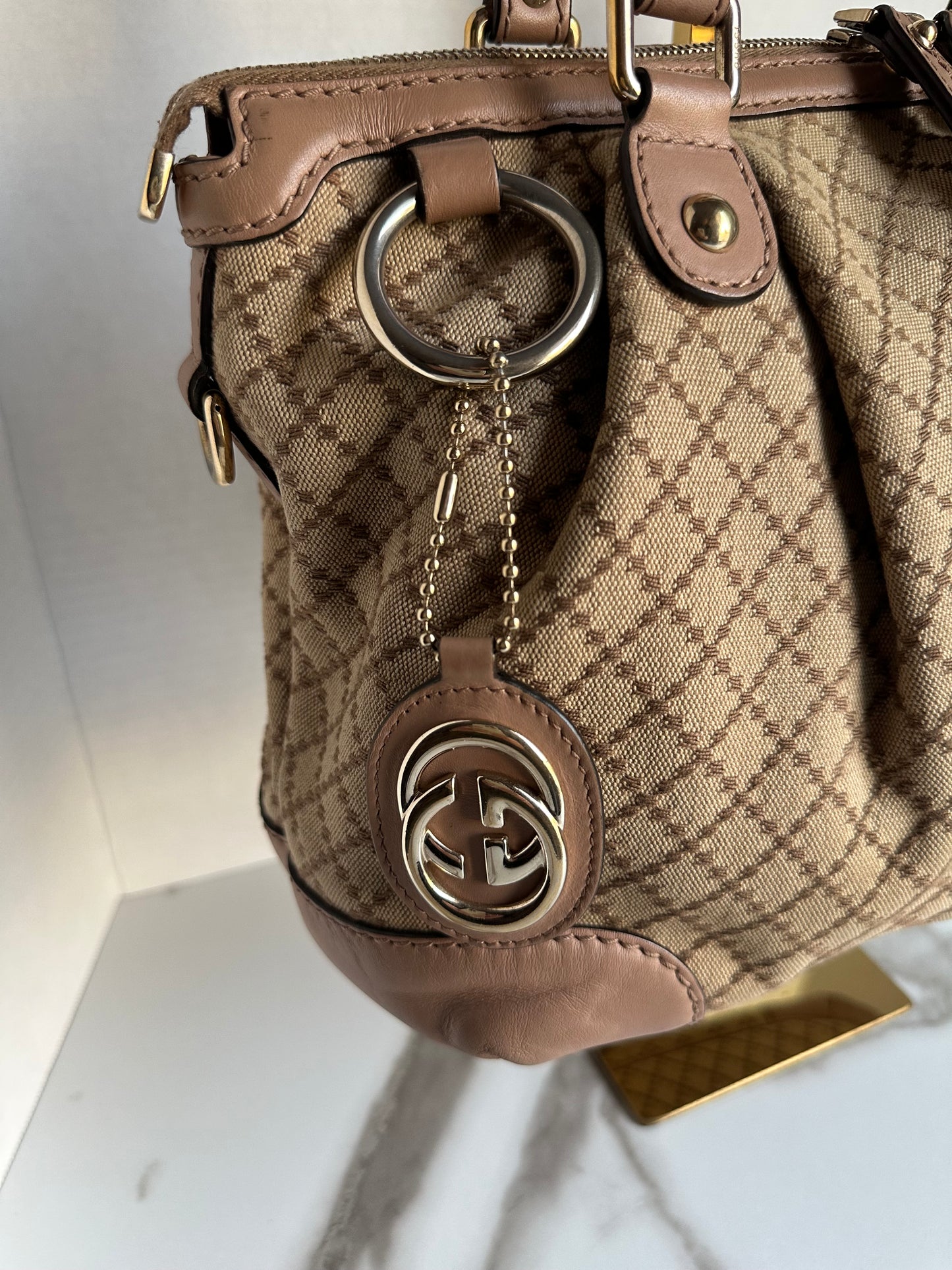 Gucci Diamante Sukey Canvas Tote bag
