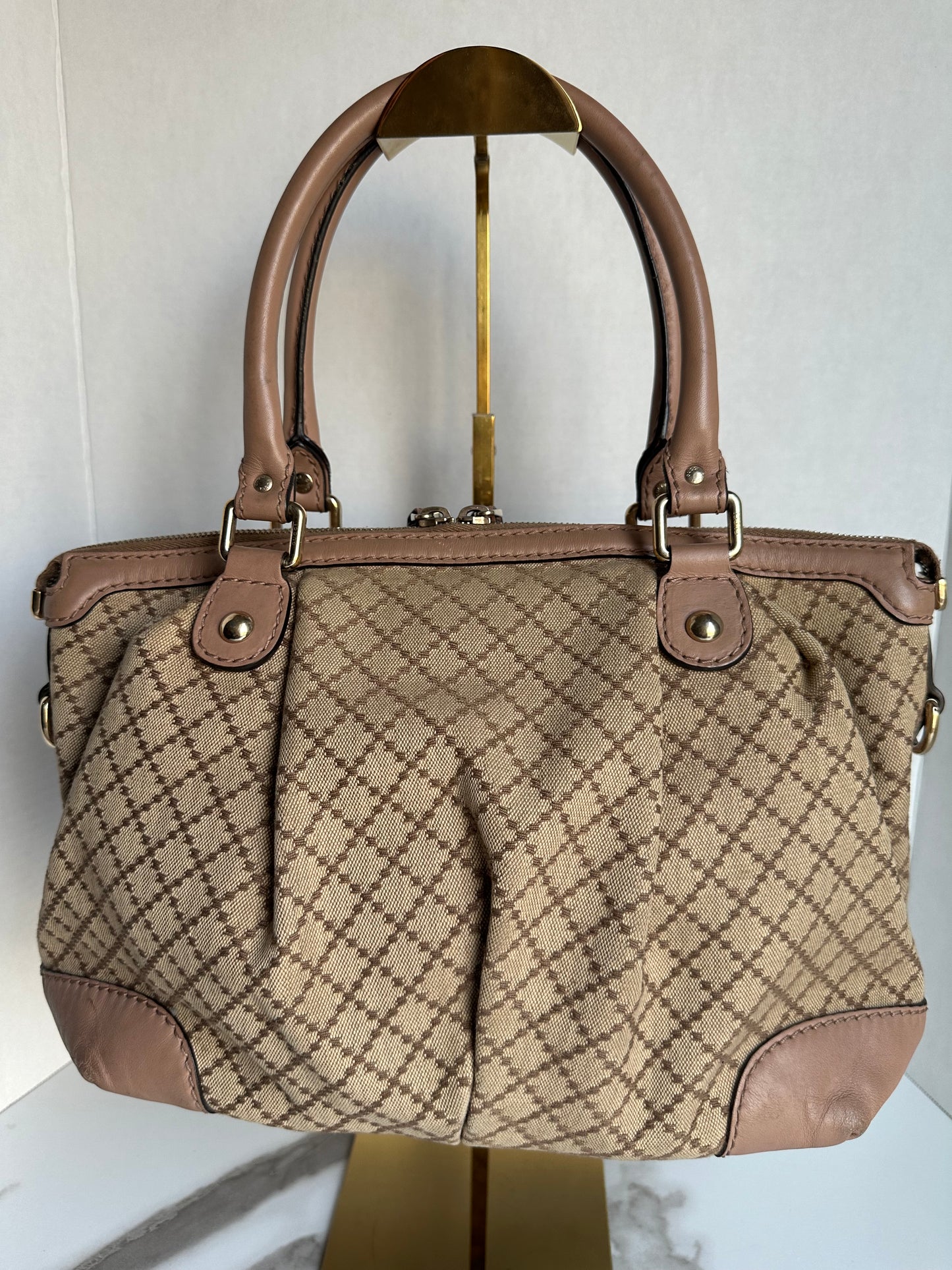 Gucci Diamante Sukey Canvas Tote bag