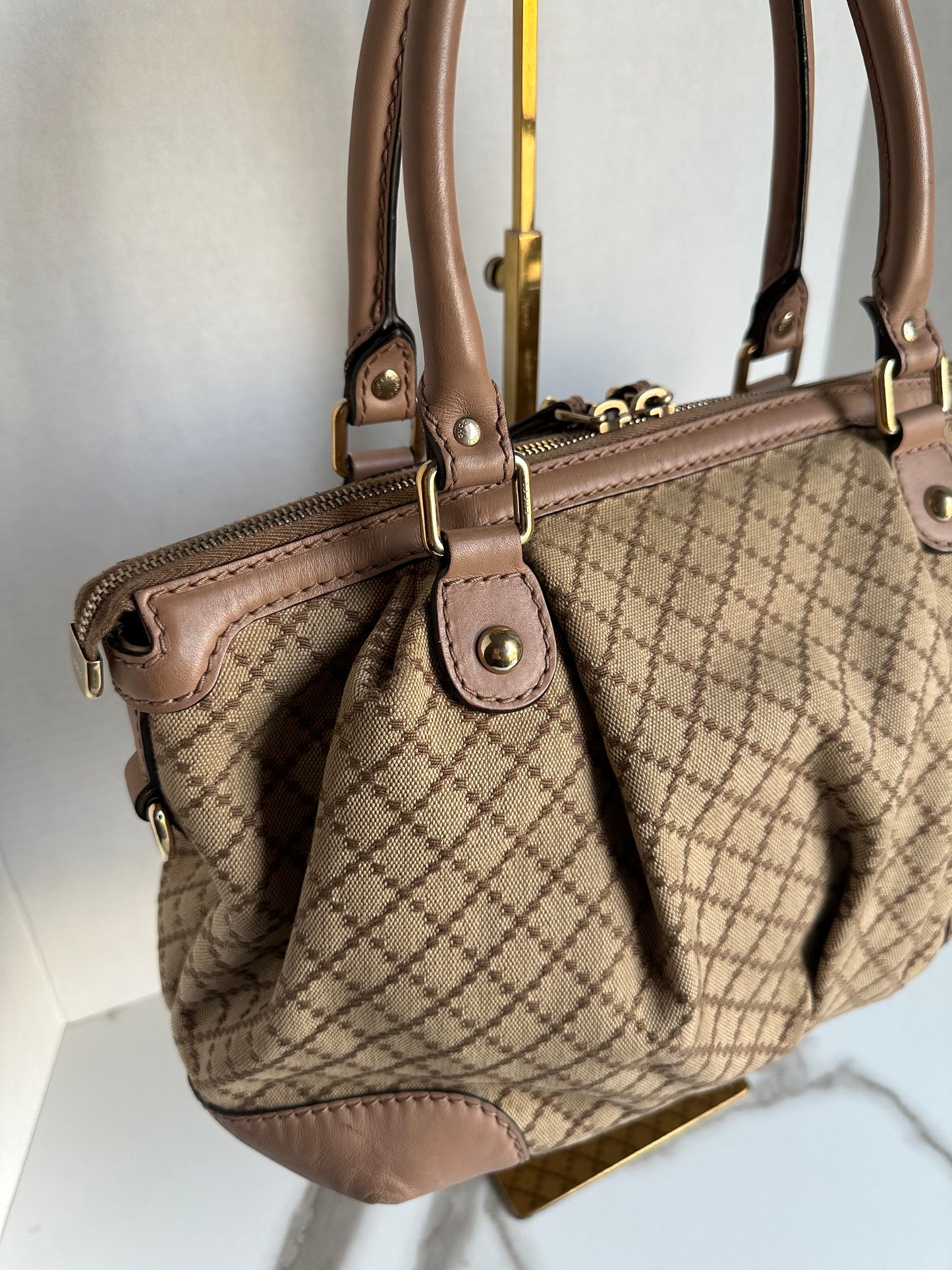 Gucci Diamante Sukey Canvas Tote bag