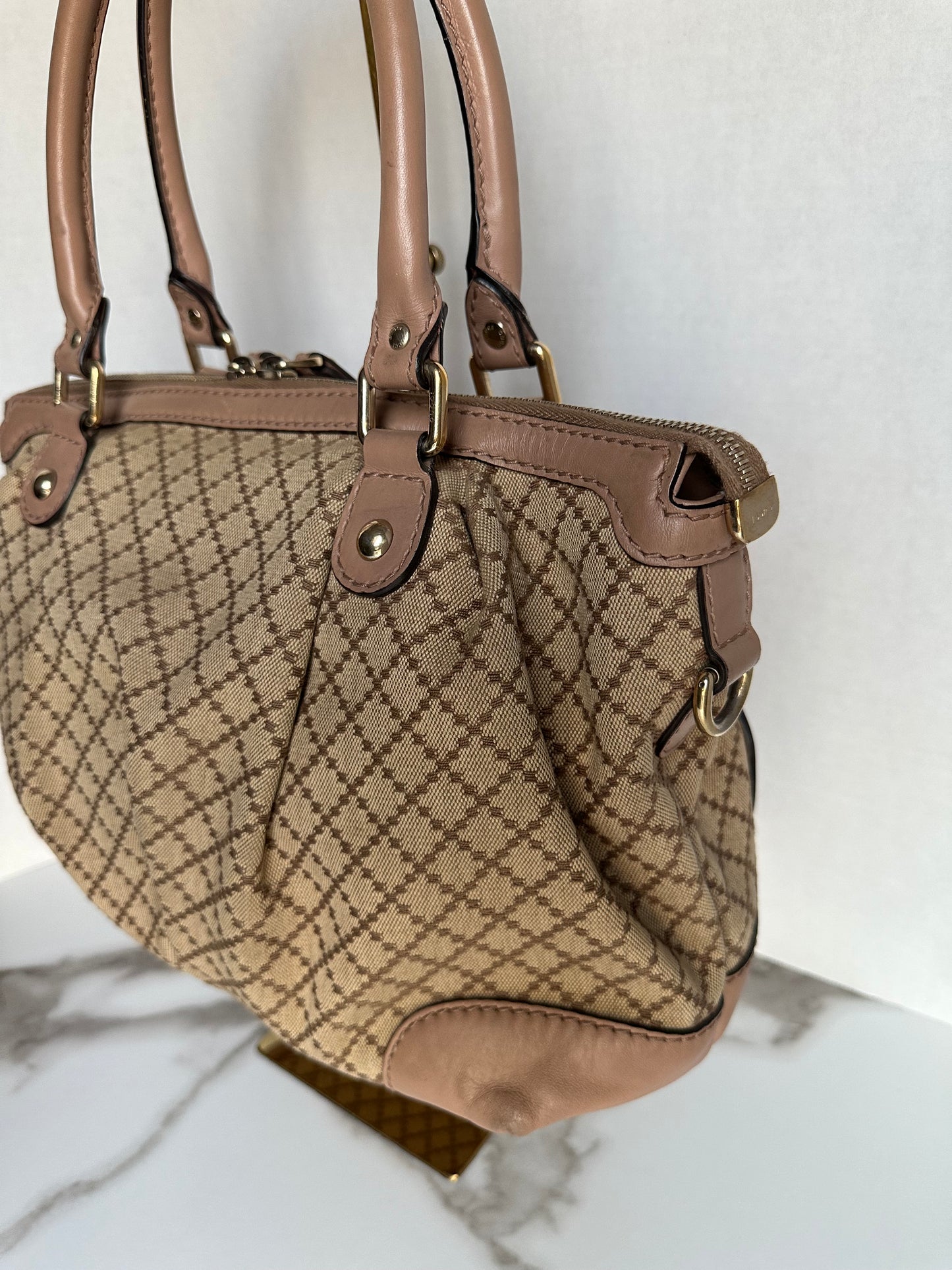 Gucci Diamante Sukey Canvas Tote bag