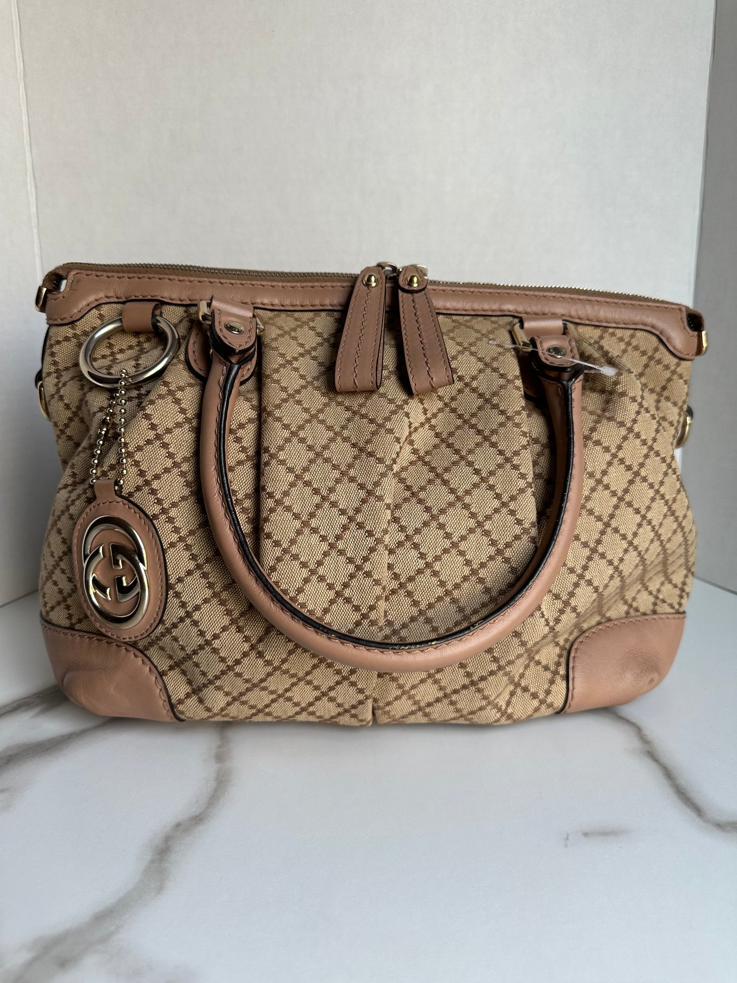 Gucci Diamante Sukey Canvas Tote bag