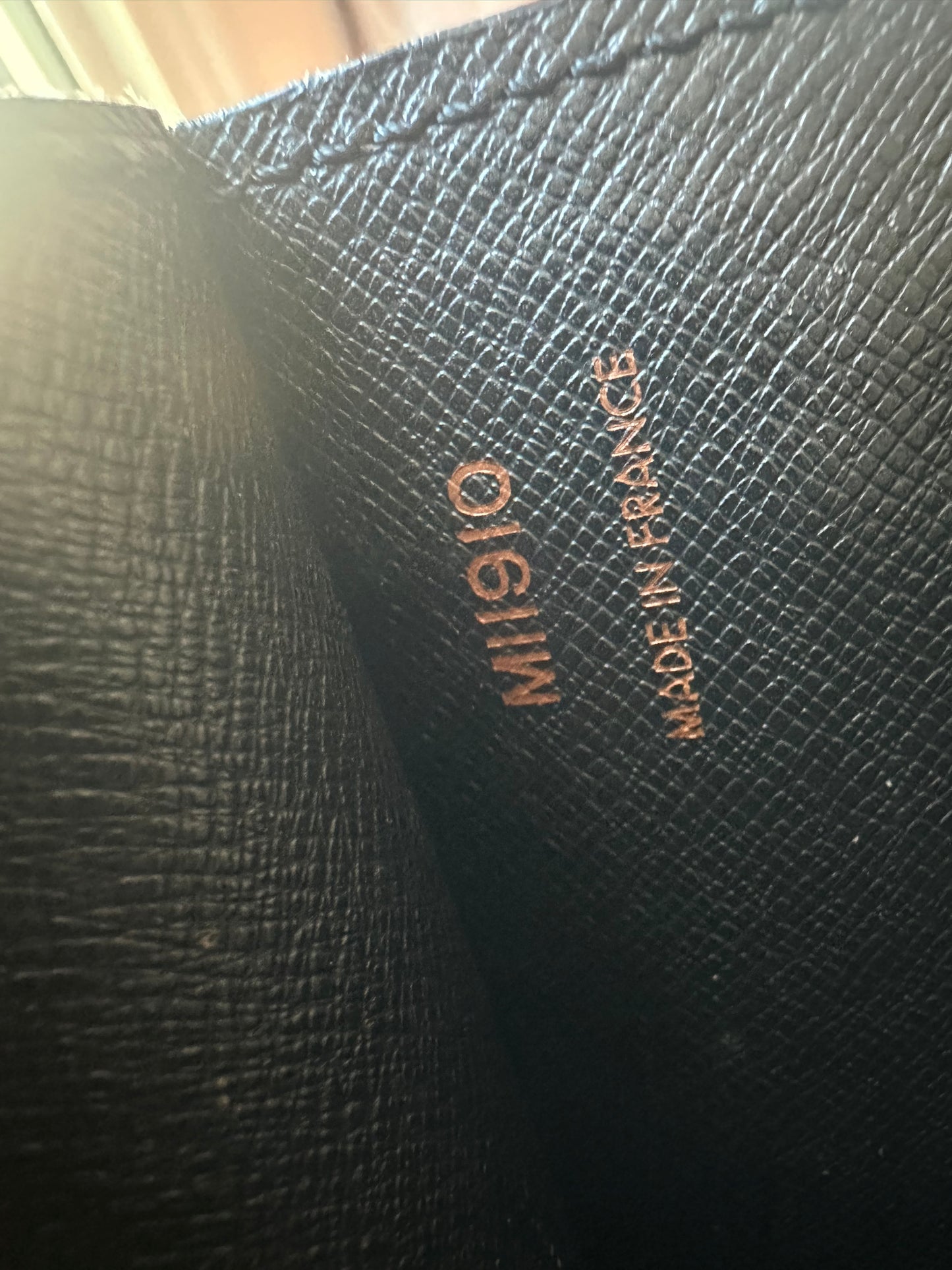 Louis Vuitton epi clutch ~ Black vintage