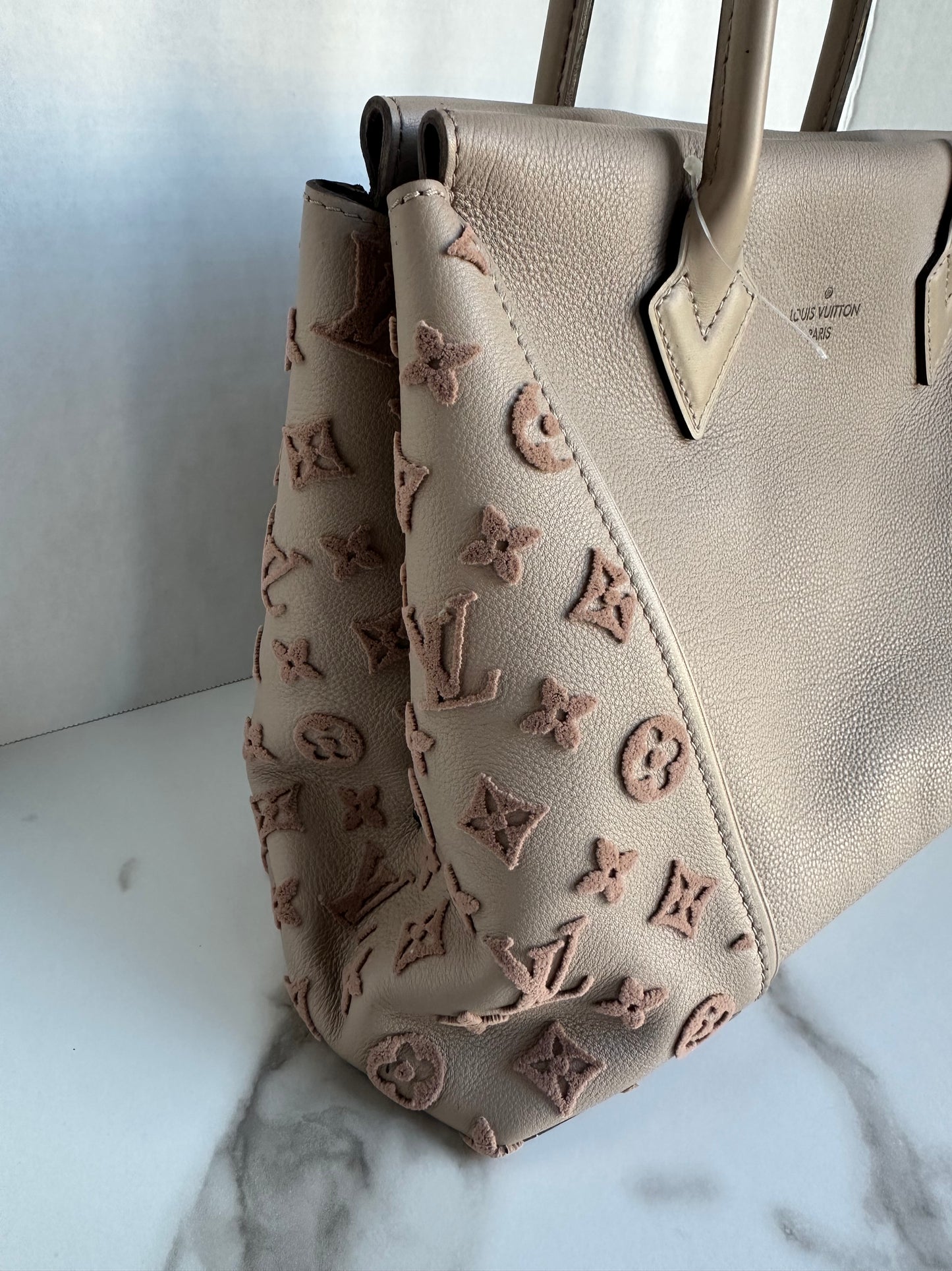 Louis Vuitton Tote W Verreur Monogram Calfskin Galle Graige PM Tote