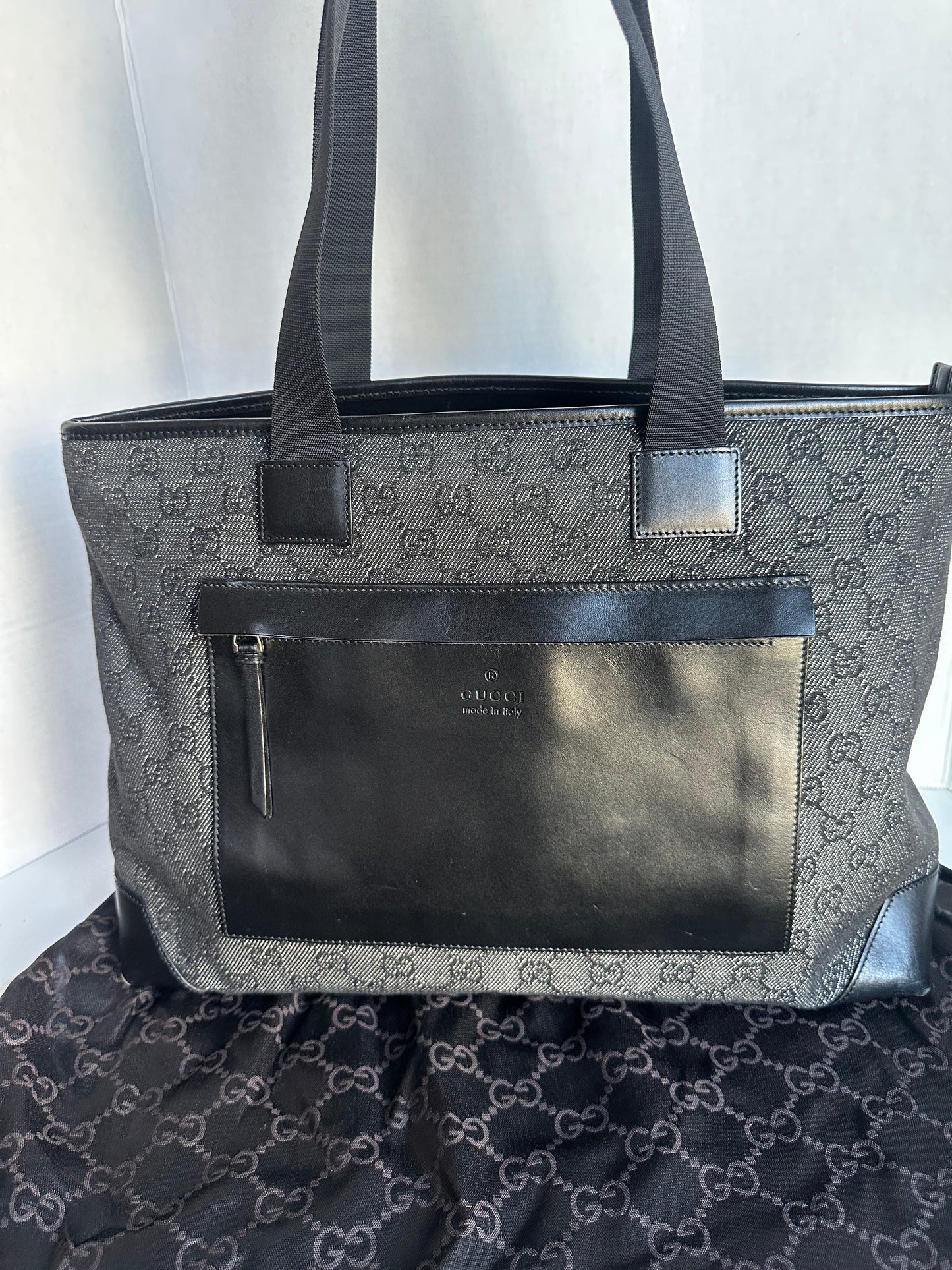 Gucci Vintage GG Canvas Tote