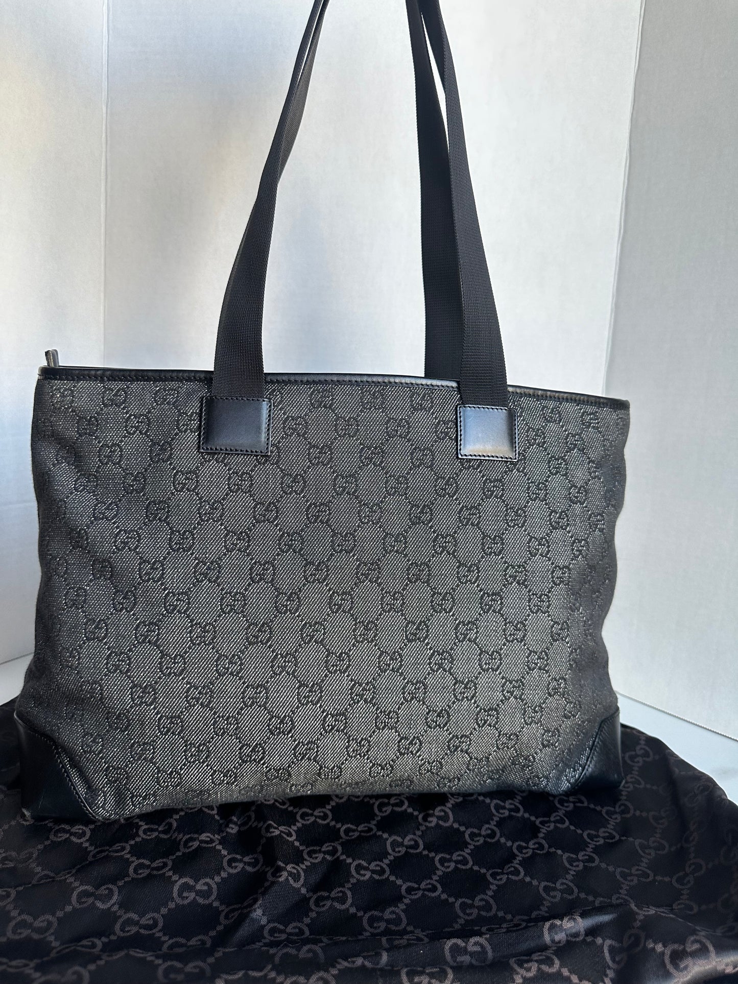 Gucci Vintage GG Canvas Tote
