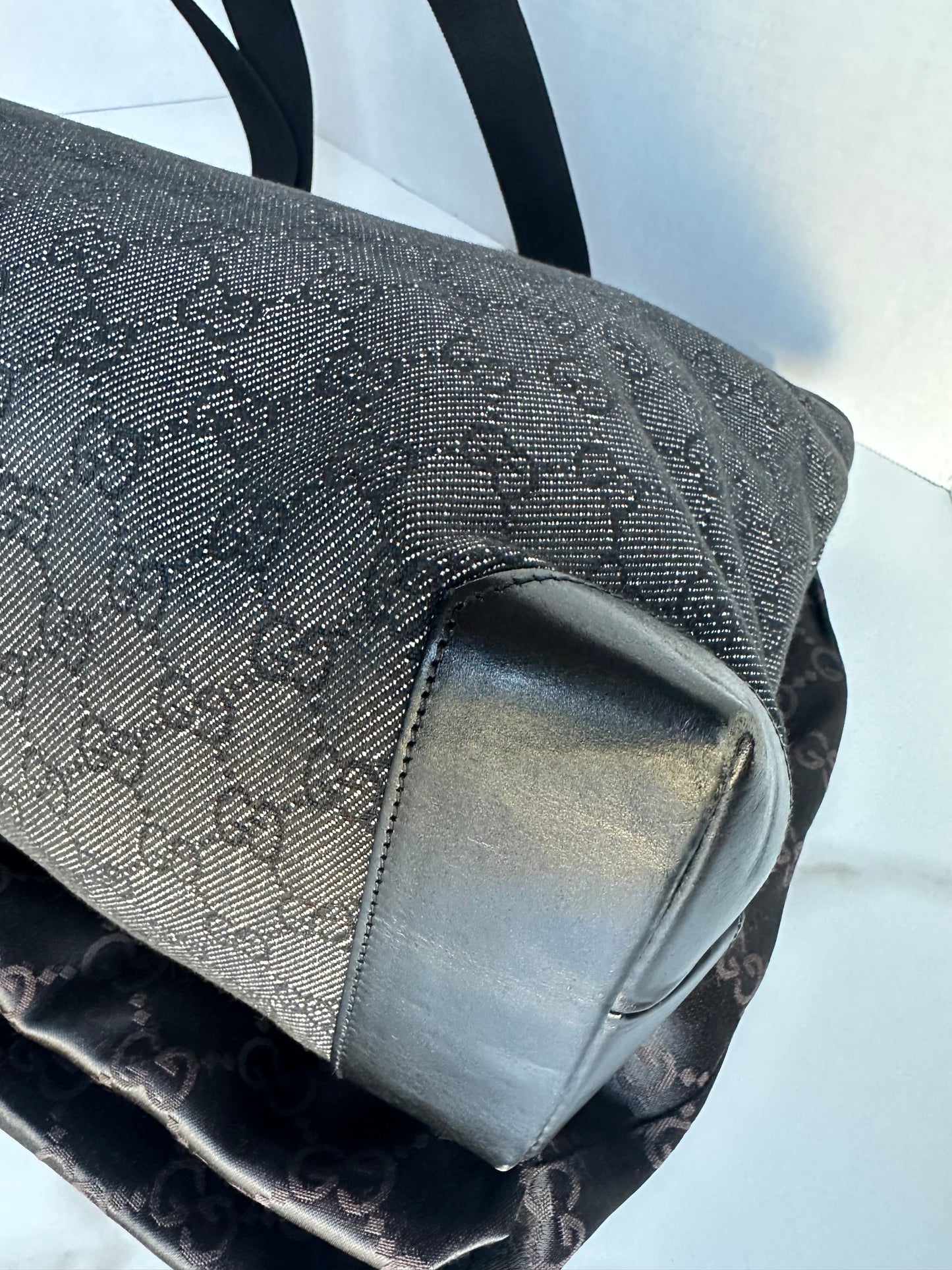 Gucci Vintage GG Canvas Tote