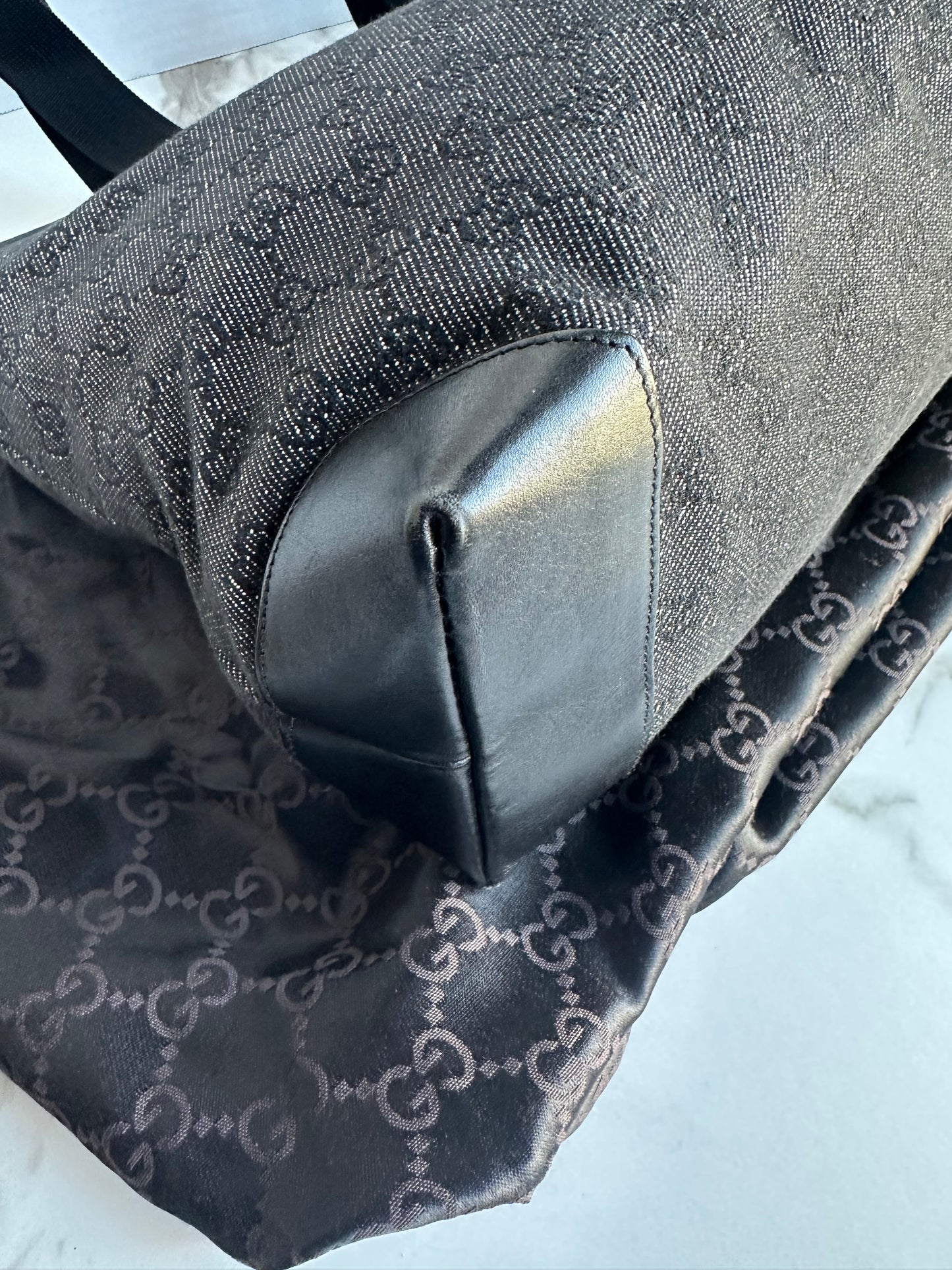 Gucci Vintage GG Canvas Tote