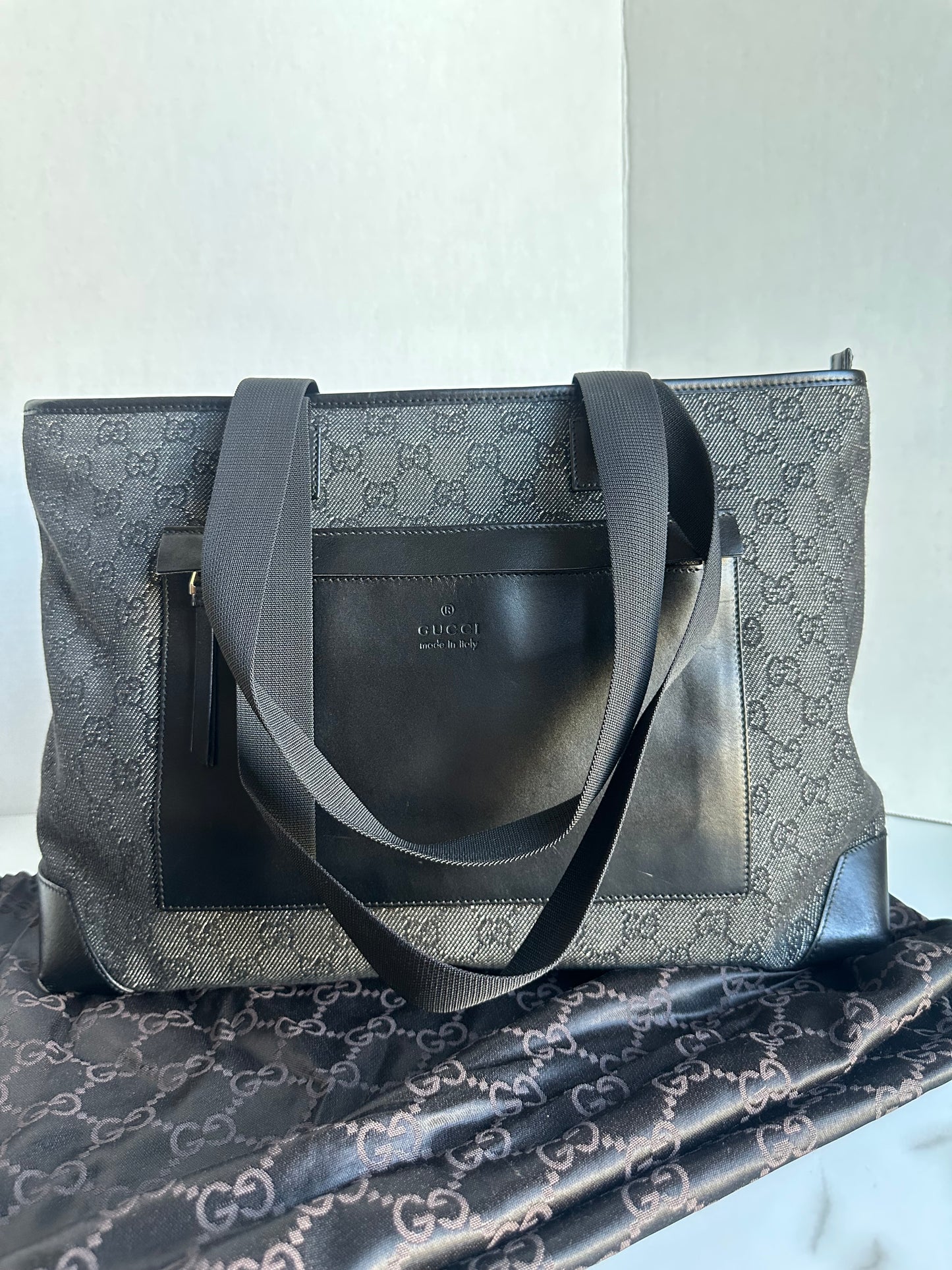 Gucci Vintage GG Canvas Tote