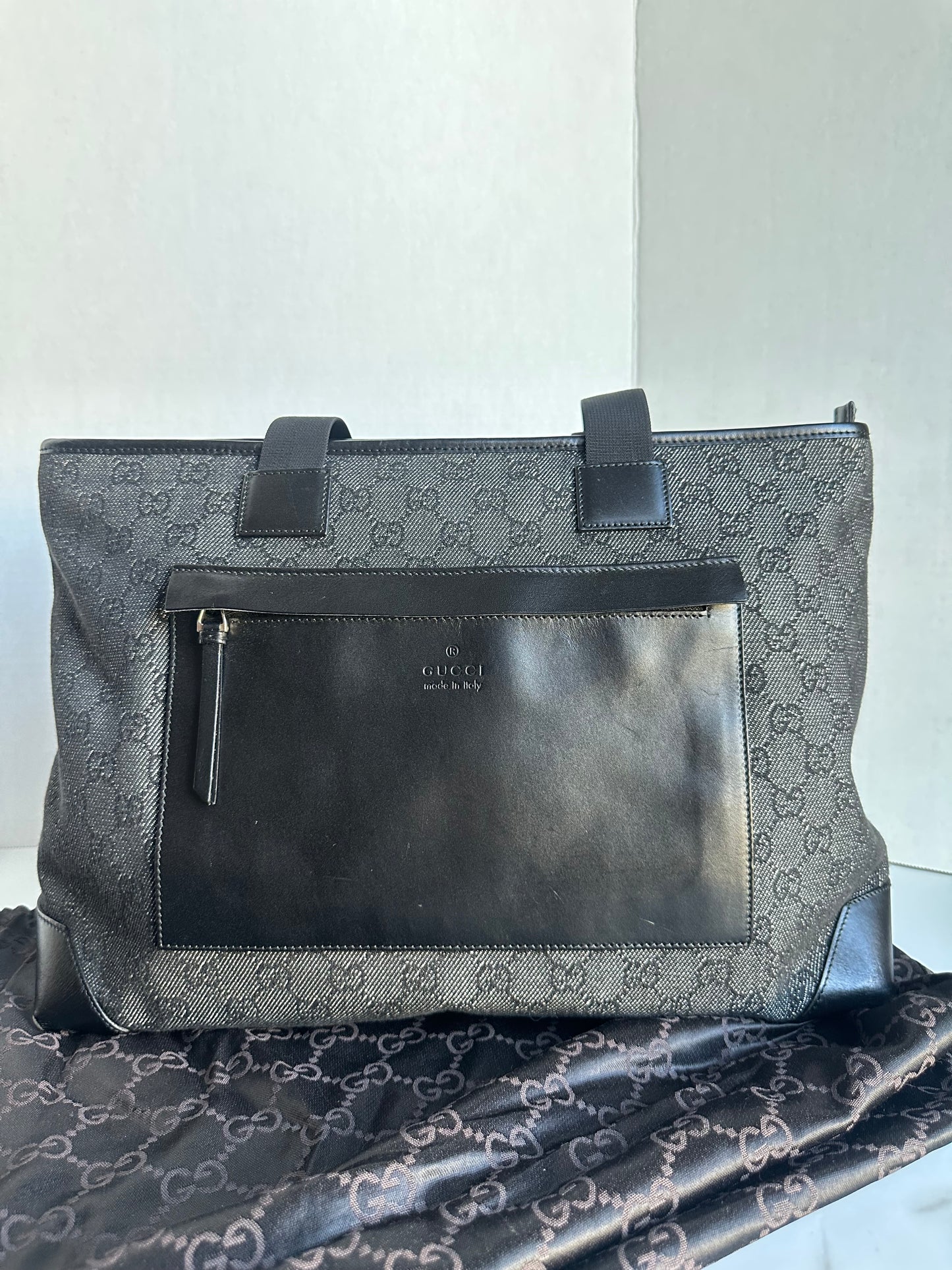 Gucci Vintage GG Canvas Tote