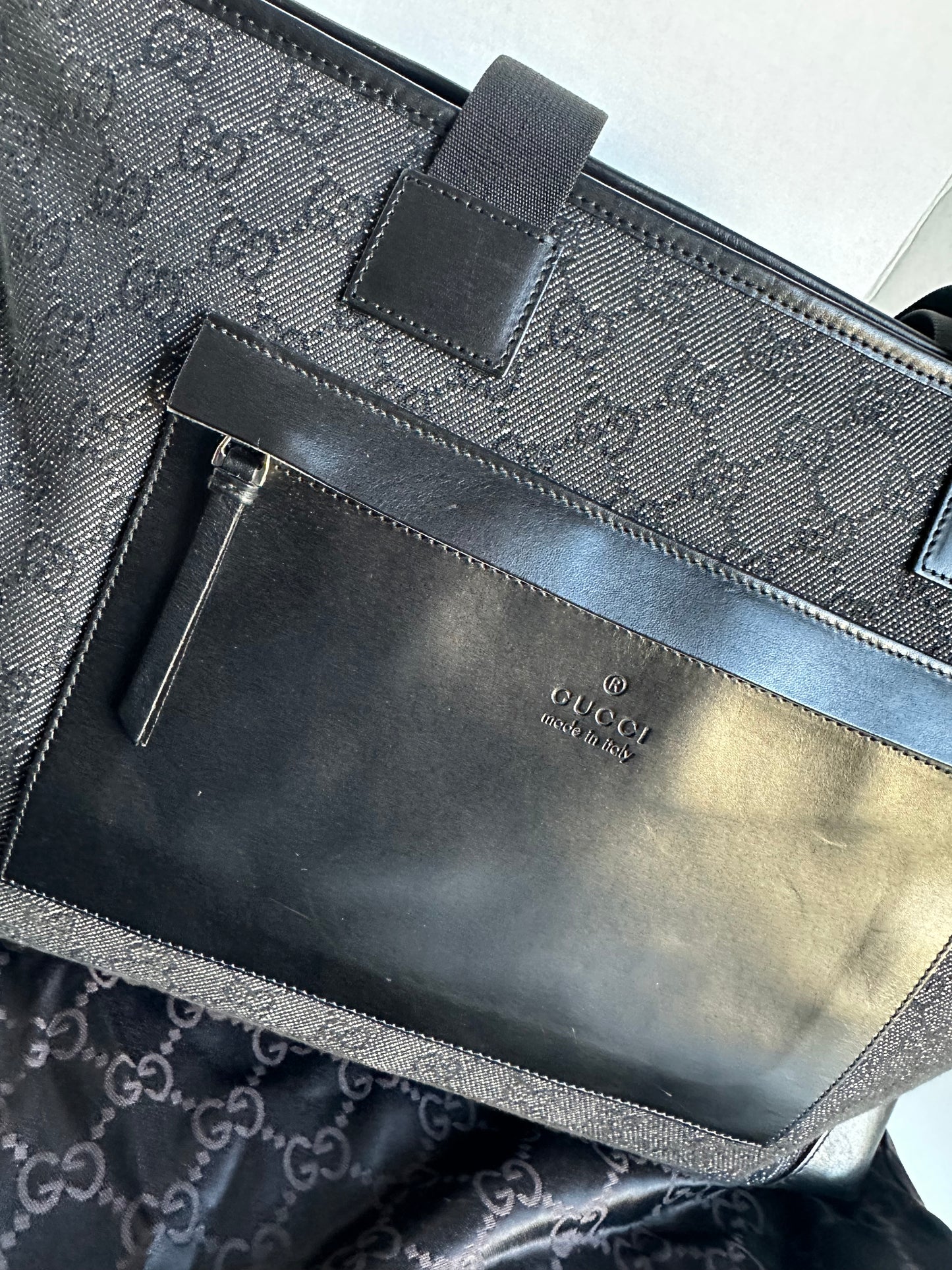 Gucci Vintage GG Canvas Tote