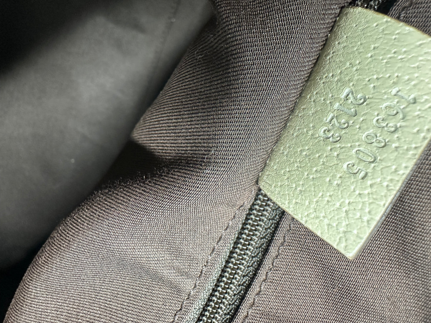 Gucci Princy Web Sherry Line Canvas Leather Tote