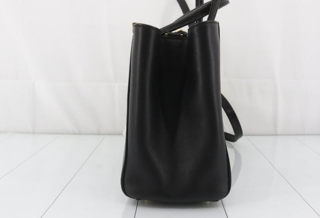 FENDI Petit Toujour Shoulder 2way Handbag Black Leather Italy