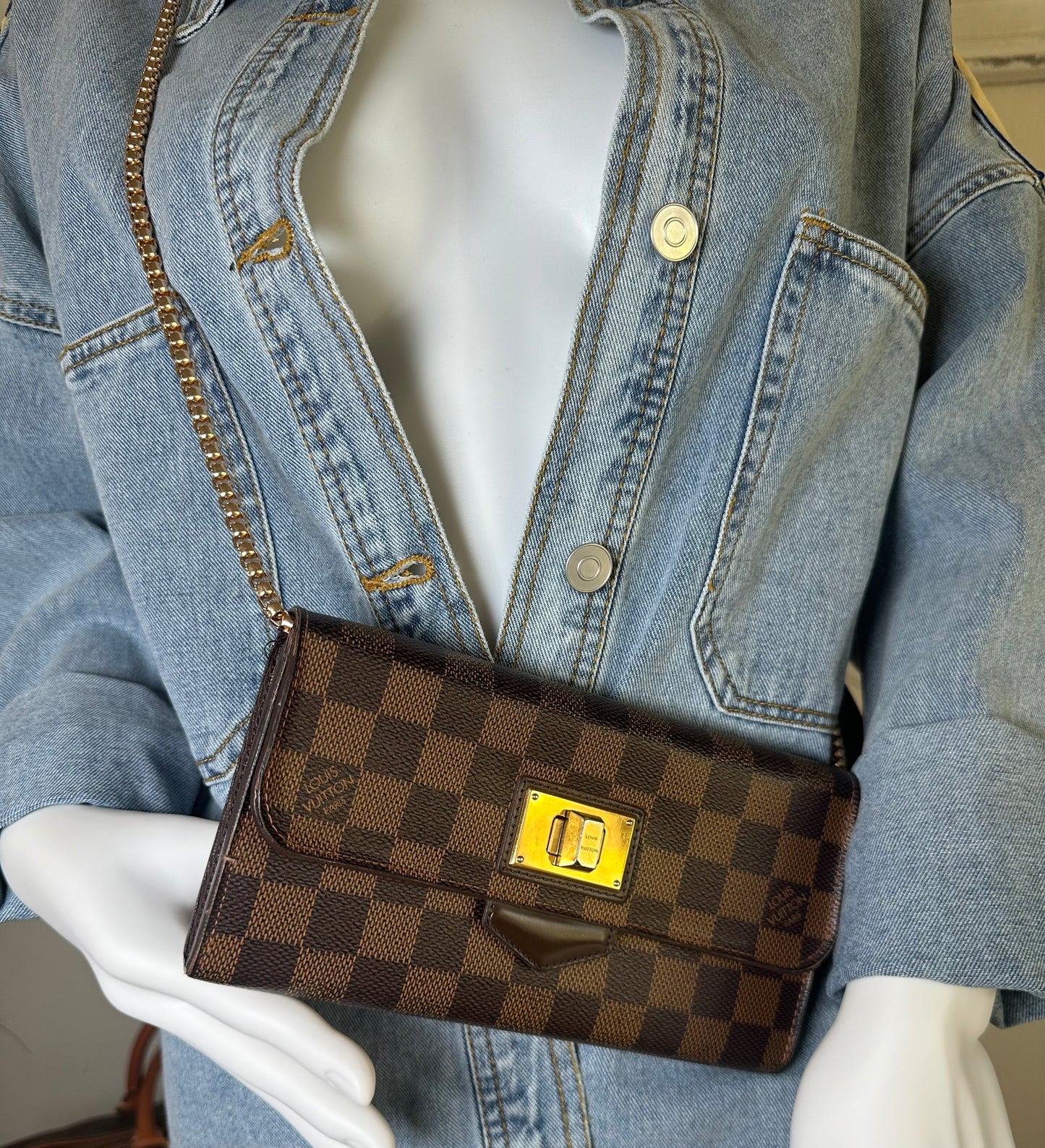 Louis Vuitton Damier Ebene Rosebery Wallet