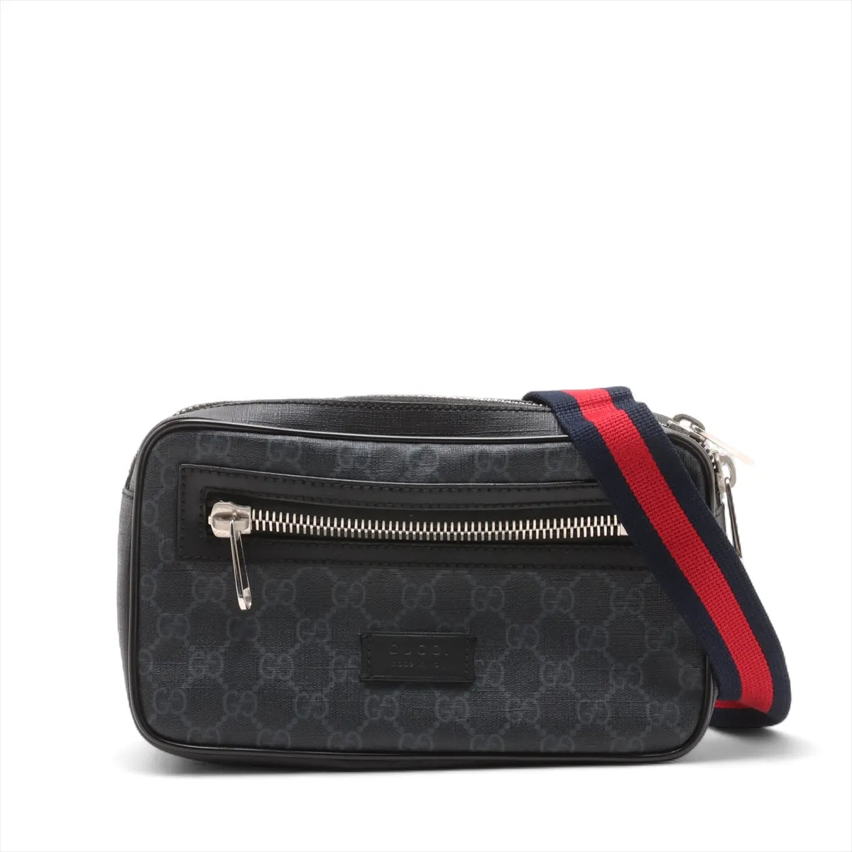 Available Gucci ophidia zip leather black sling Bag/ belt bag