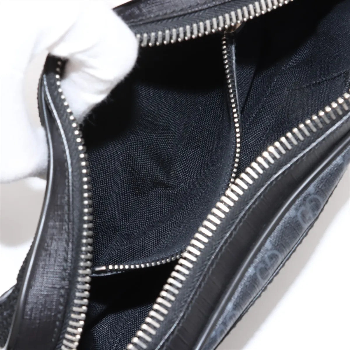 Available Gucci ophidia zip leather black sling Bag/ belt bag