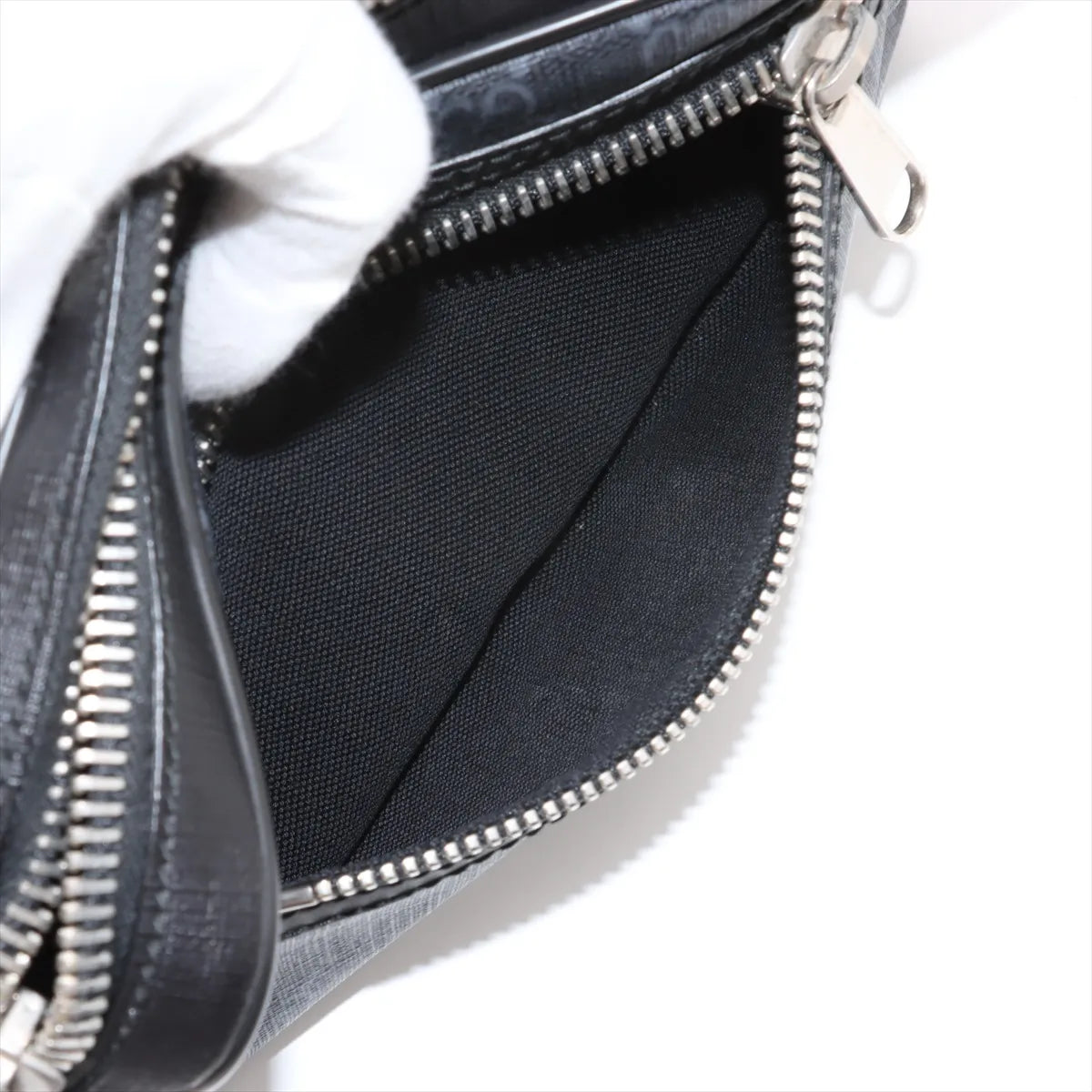 Available Gucci ophidia zip leather black sling Bag/ belt bag