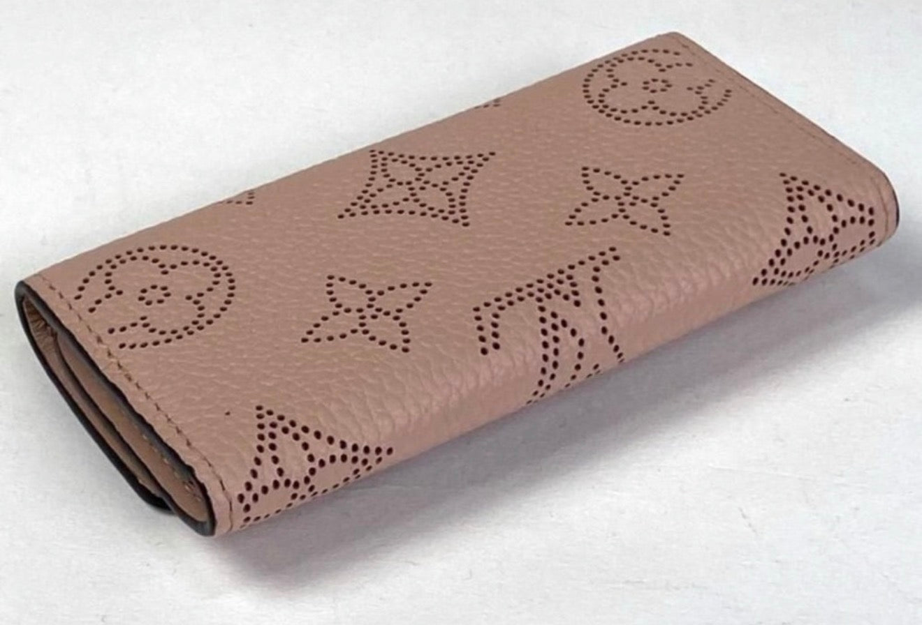 Louis Vuitton Key Holder Case Monogram Mahina Magnolia