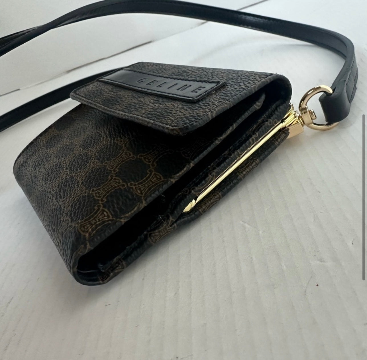 Available Celine Wallet with kisslock WOC