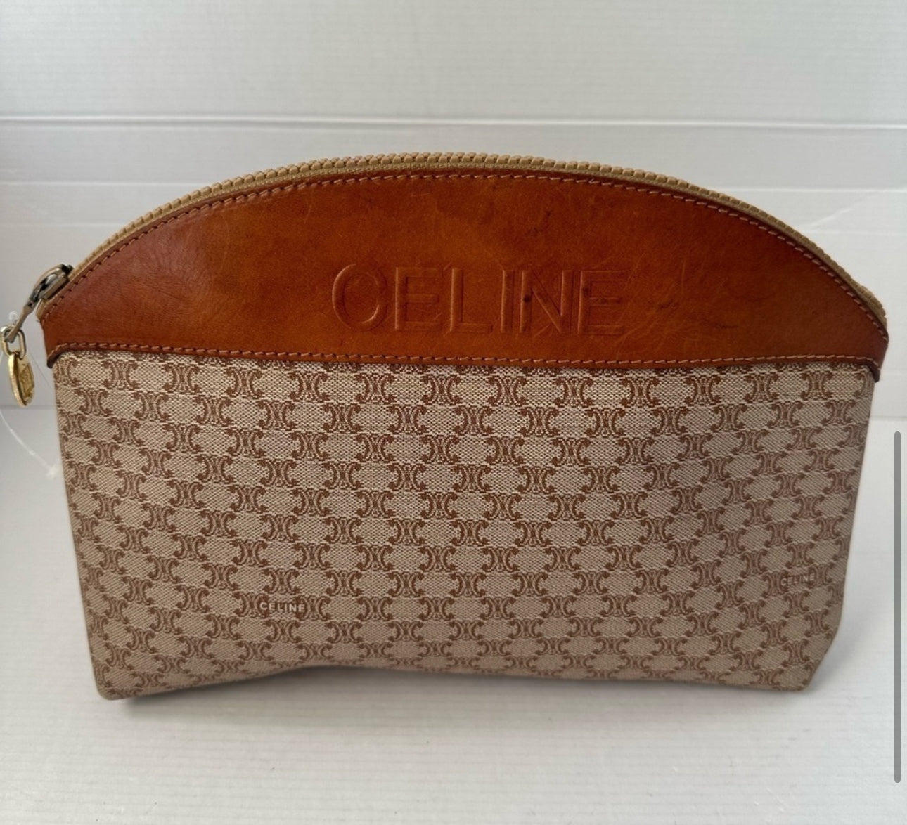 Celine Pouch, cosmetic bag, crossbody, shoulder bag.